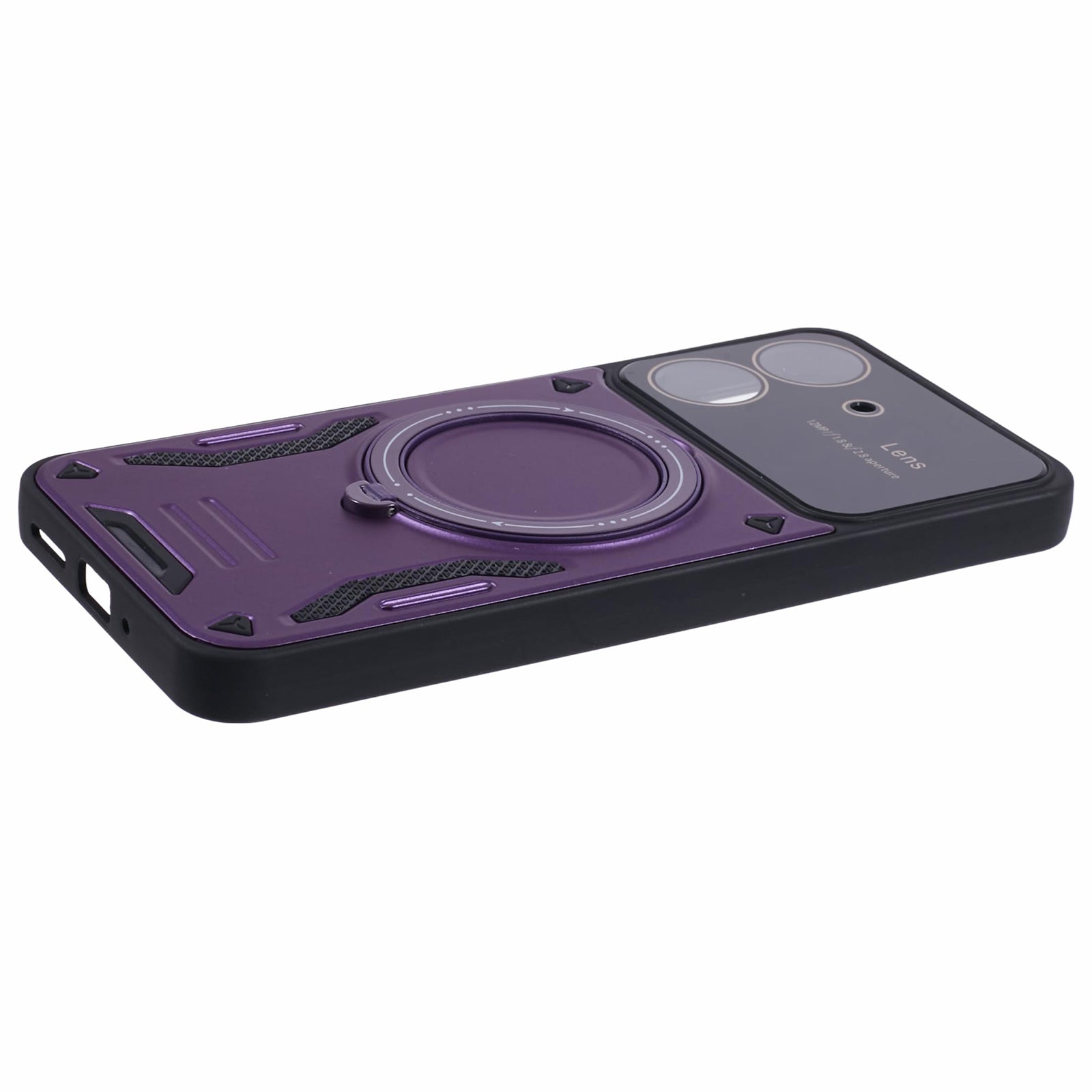 For Xiaomi Redmi 13C 4G / Poco C65 4G Kickstand Case PC+TPU Back Phone Cover Compatible with MagSafe