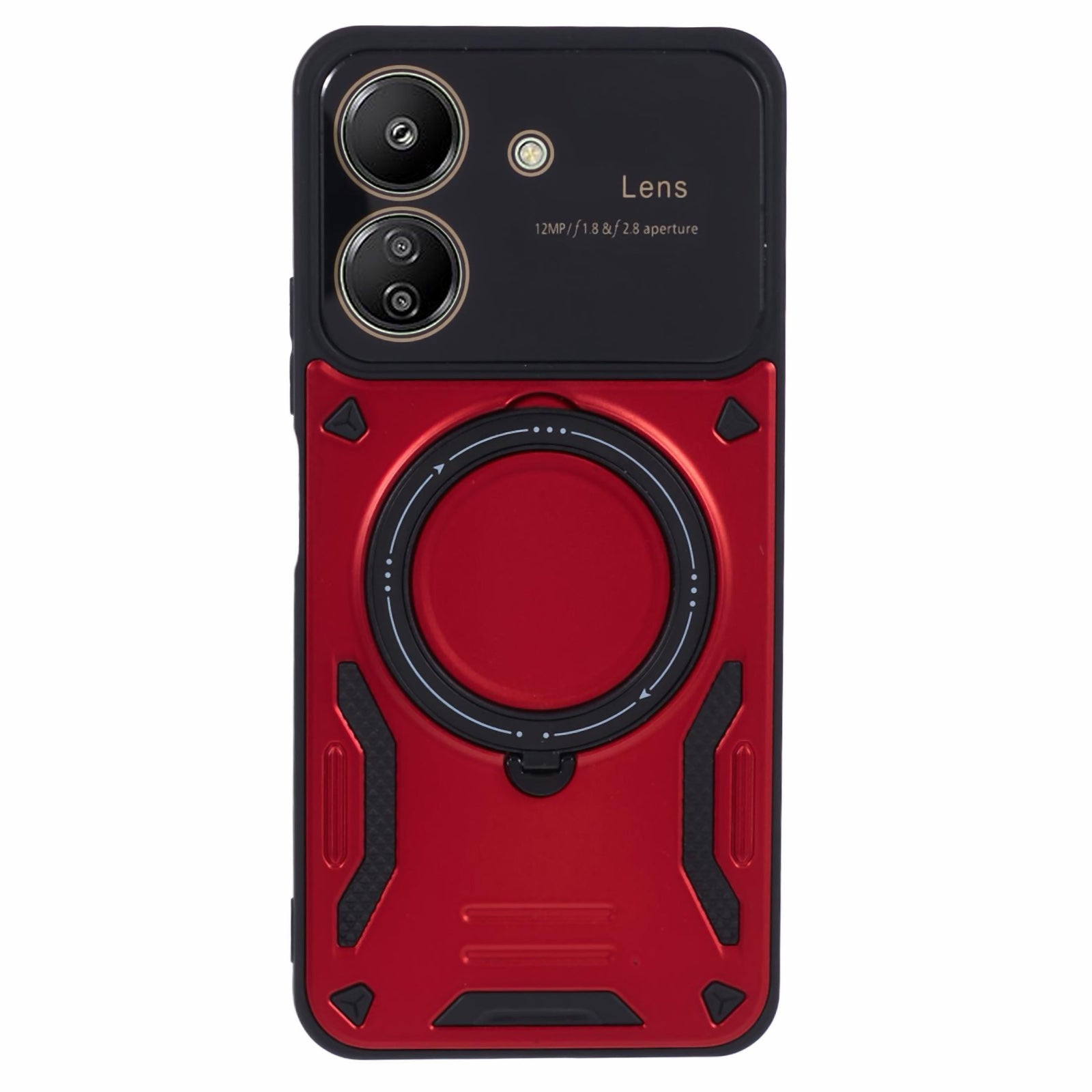 For Xiaomi Redmi 13C 4G / Poco C65 4G Kickstand Case PC+TPU Back Phone Cover Compatible with MagSafe