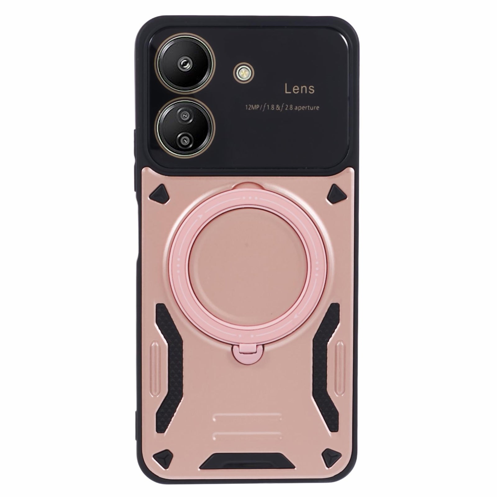 For Xiaomi Redmi 13C 4G / Poco C65 4G Kickstand Case PC+TPU Back Phone Cover Compatible with MagSafe