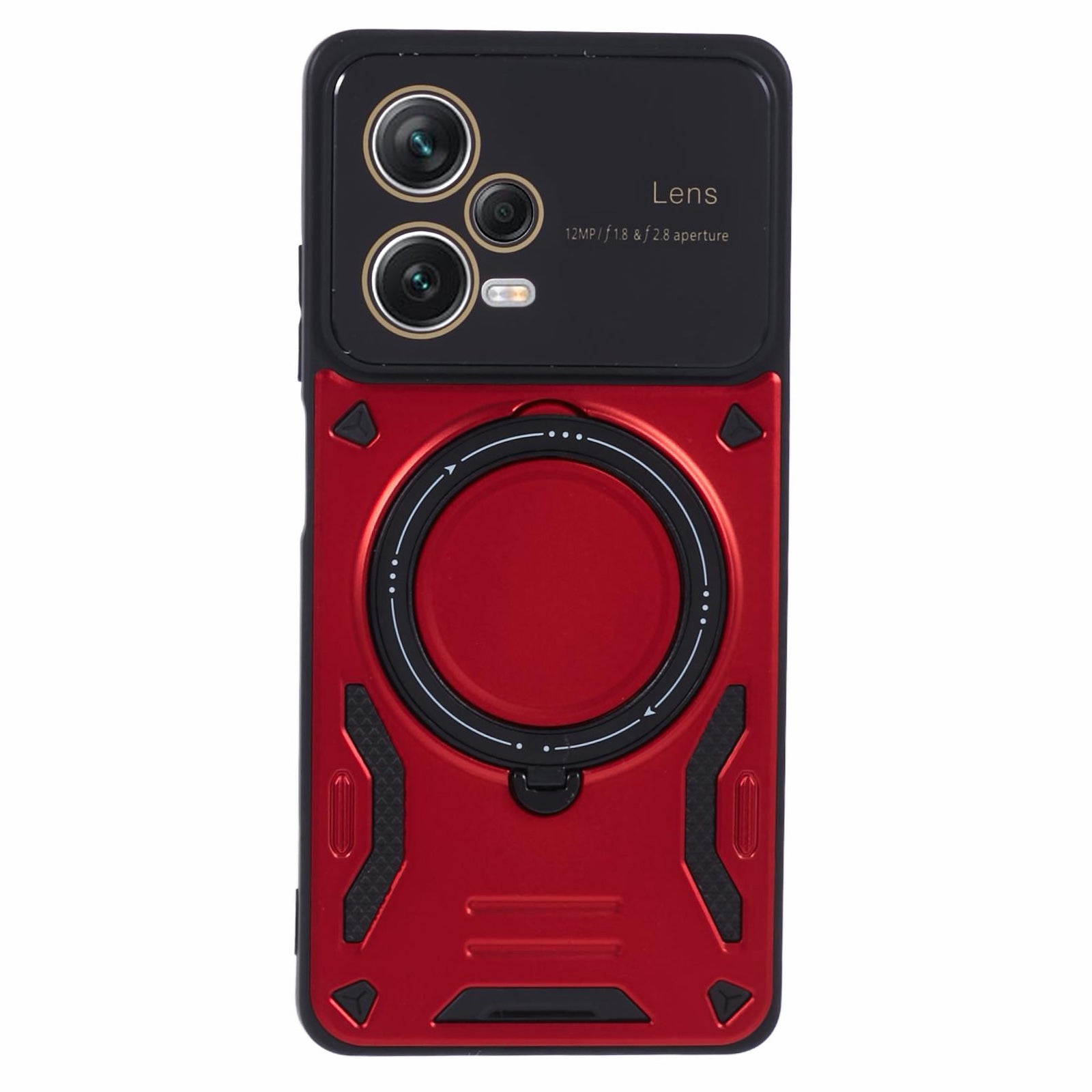 For Xiaomi Redmi Note 12 Pro+ 5G Case PC+TPU Kickstand Phone Cover Compatible with MagSafe