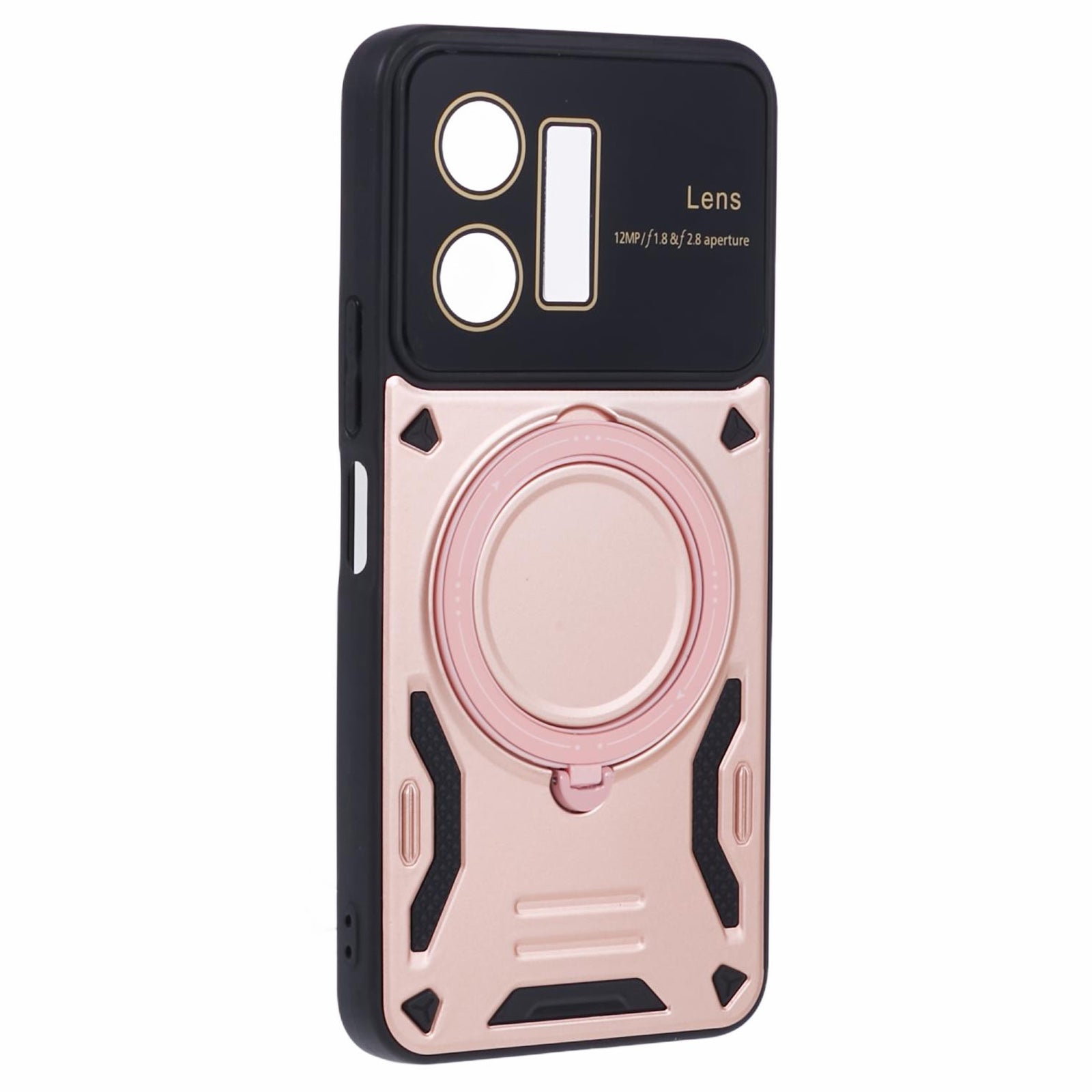 For vivo Y35 4G (2022) / Y22s 4G / Y22 4G Magnetic Case PC+TPU Kickstand Back Phone Cover