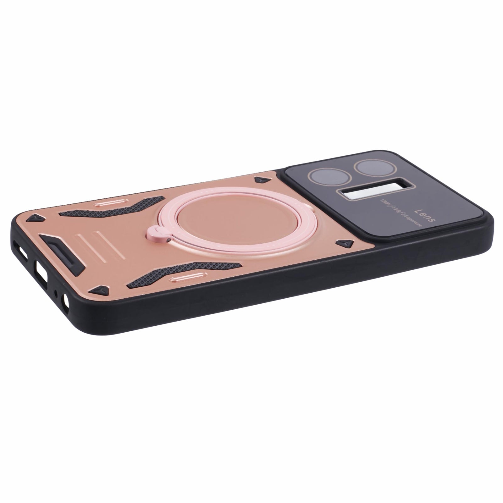 For vivo Y35 4G (2022) / Y22s 4G / Y22 4G Magnetic Case PC+TPU Kickstand Back Phone Cover