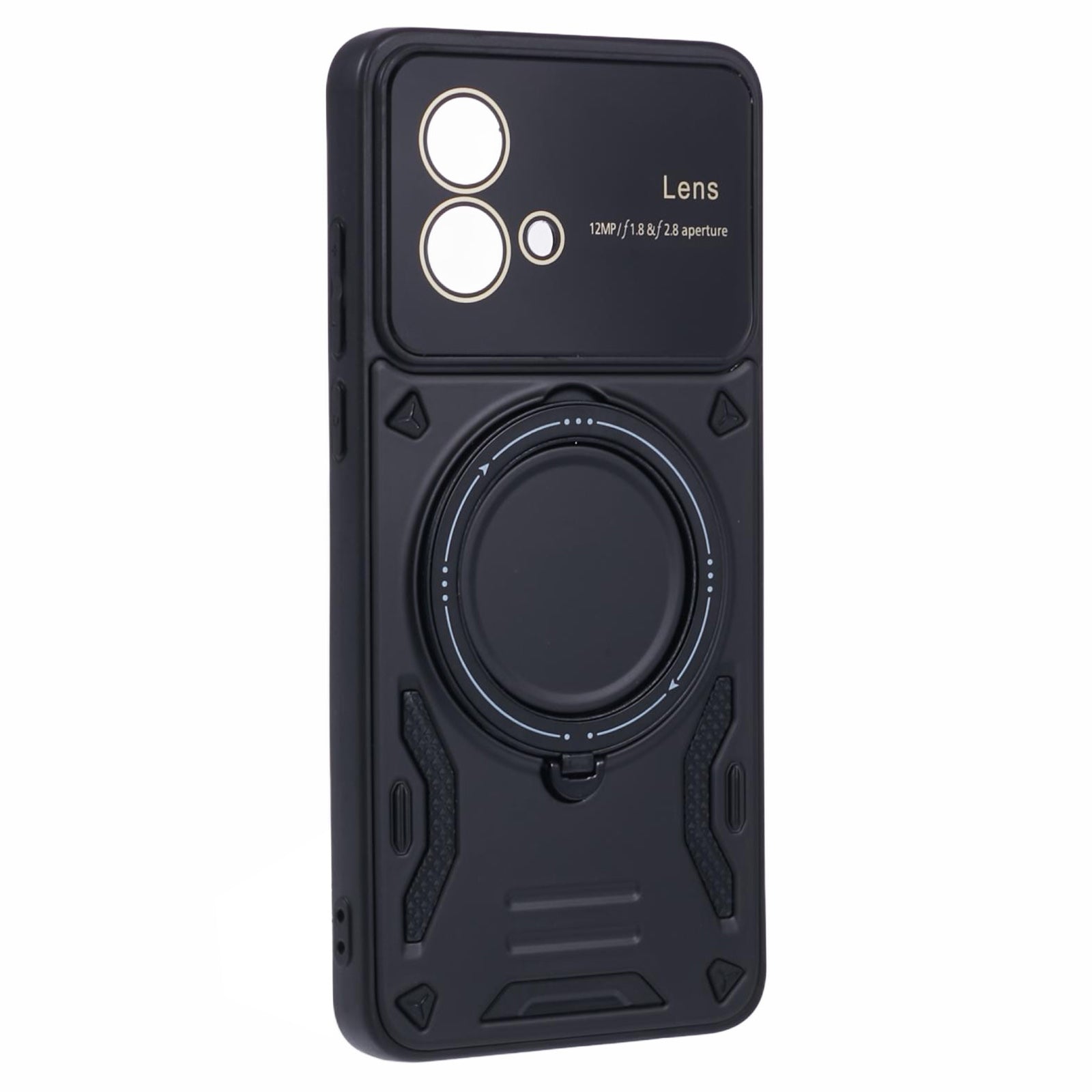 For Motorola Moto G84 5G Back Case Compatible with MagSafe PC+TPU Kickstand Phone Cover