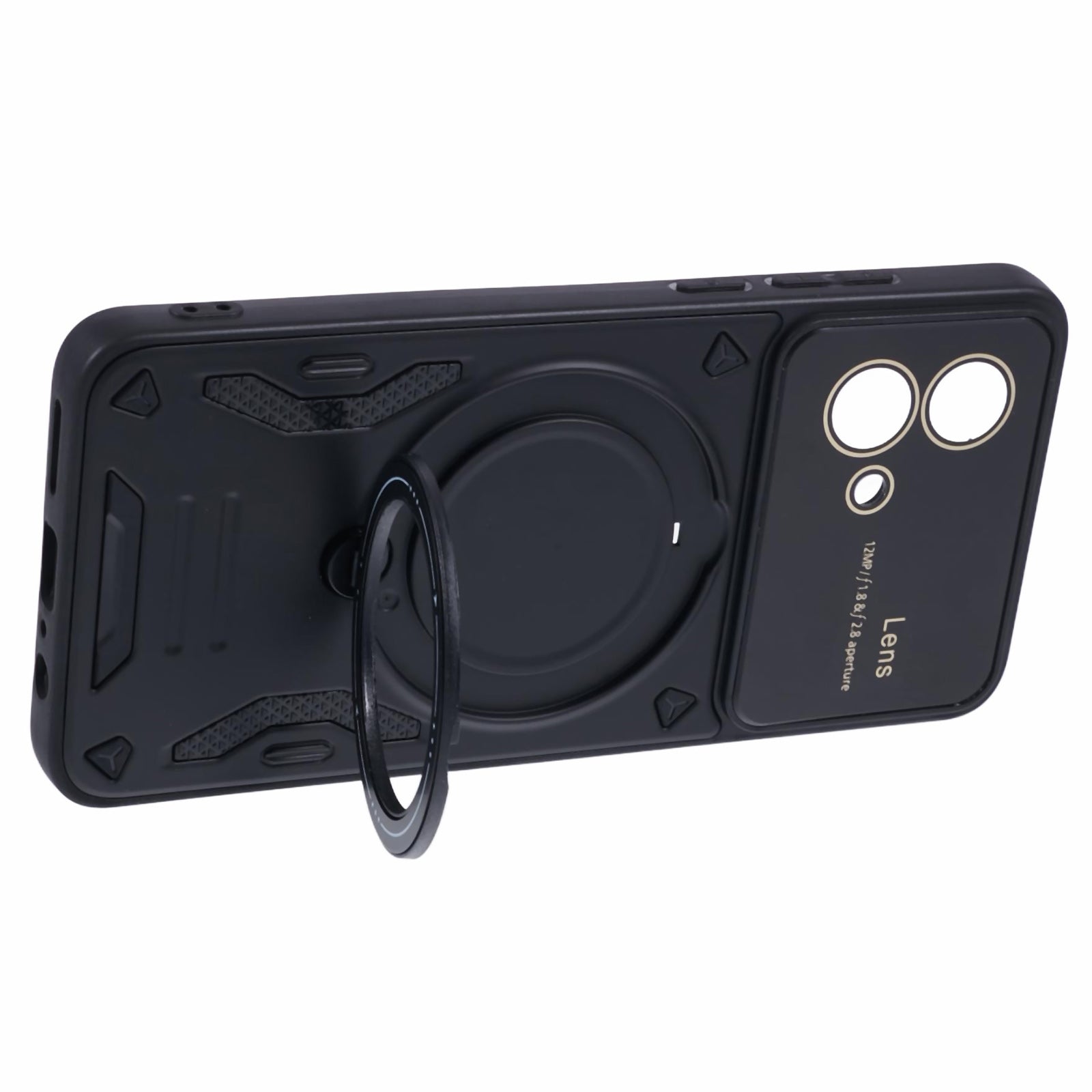 For Motorola Moto G84 5G Back Case Compatible with MagSafe PC+TPU Kickstand Phone Cover