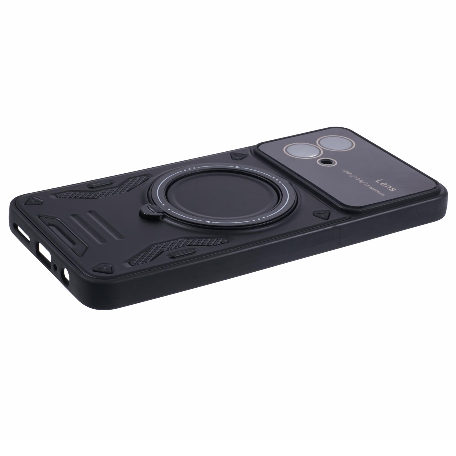 For Motorola Moto G84 5G Back Case Compatible with MagSafe PC+TPU Kickstand Phone Cover