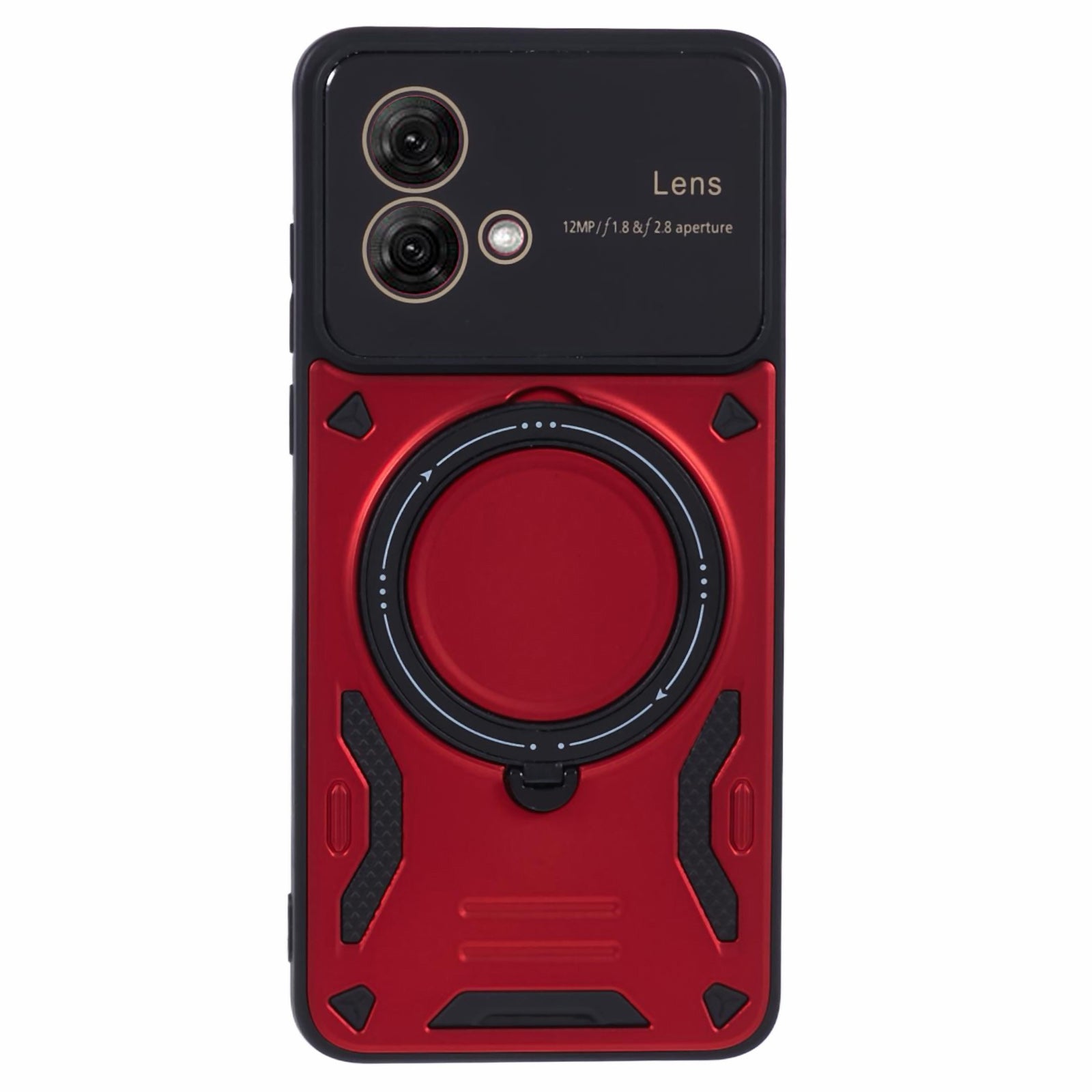 For Motorola Moto G84 5G Back Case Compatible with MagSafe PC+TPU Kickstand Phone Cover