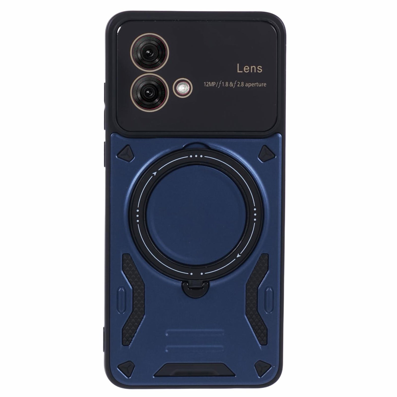 For Motorola Moto G84 5G Back Case Compatible with MagSafe PC+TPU Kickstand Phone Cover