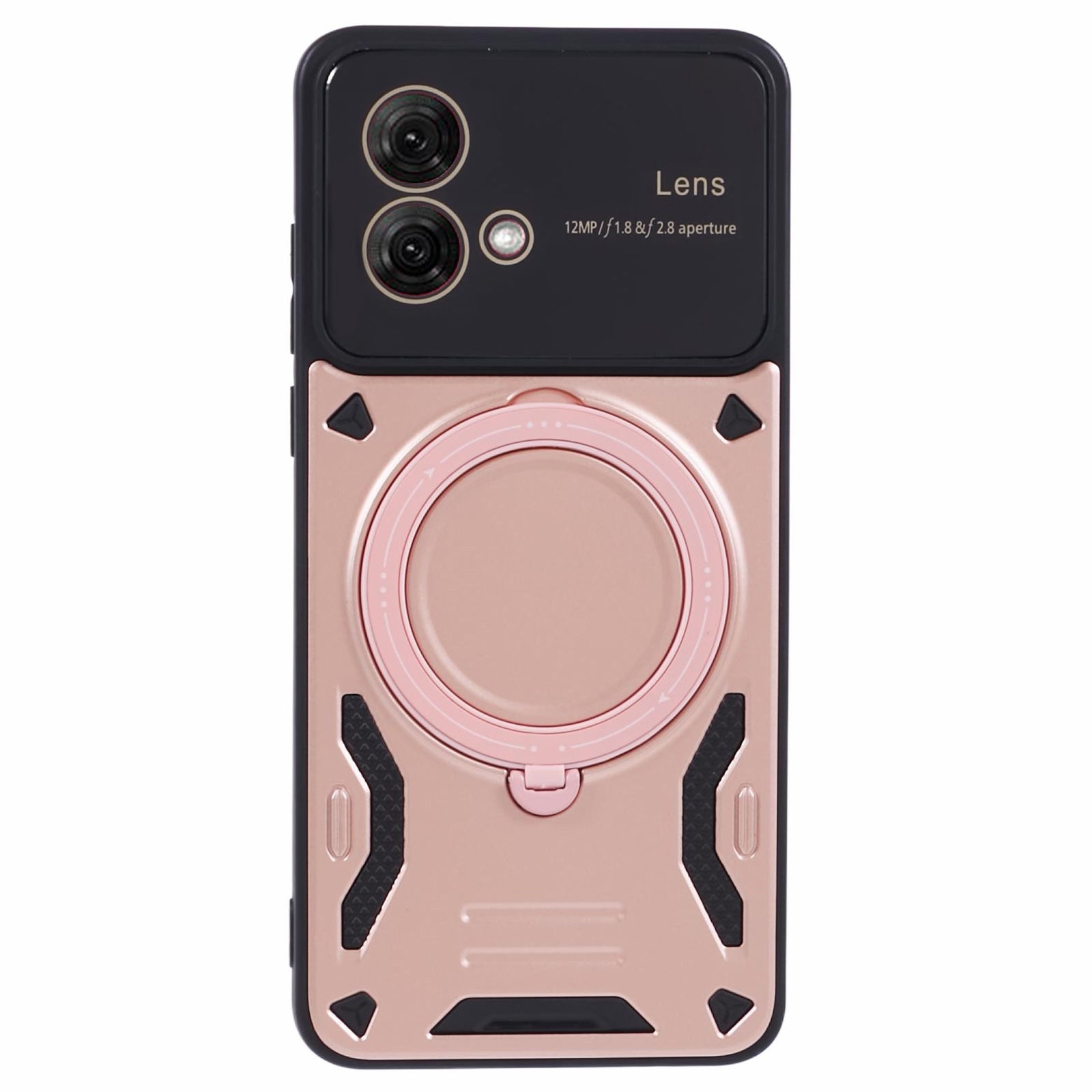 For Motorola Moto G84 5G Back Case Compatible with MagSafe PC+TPU Kickstand Phone Cover