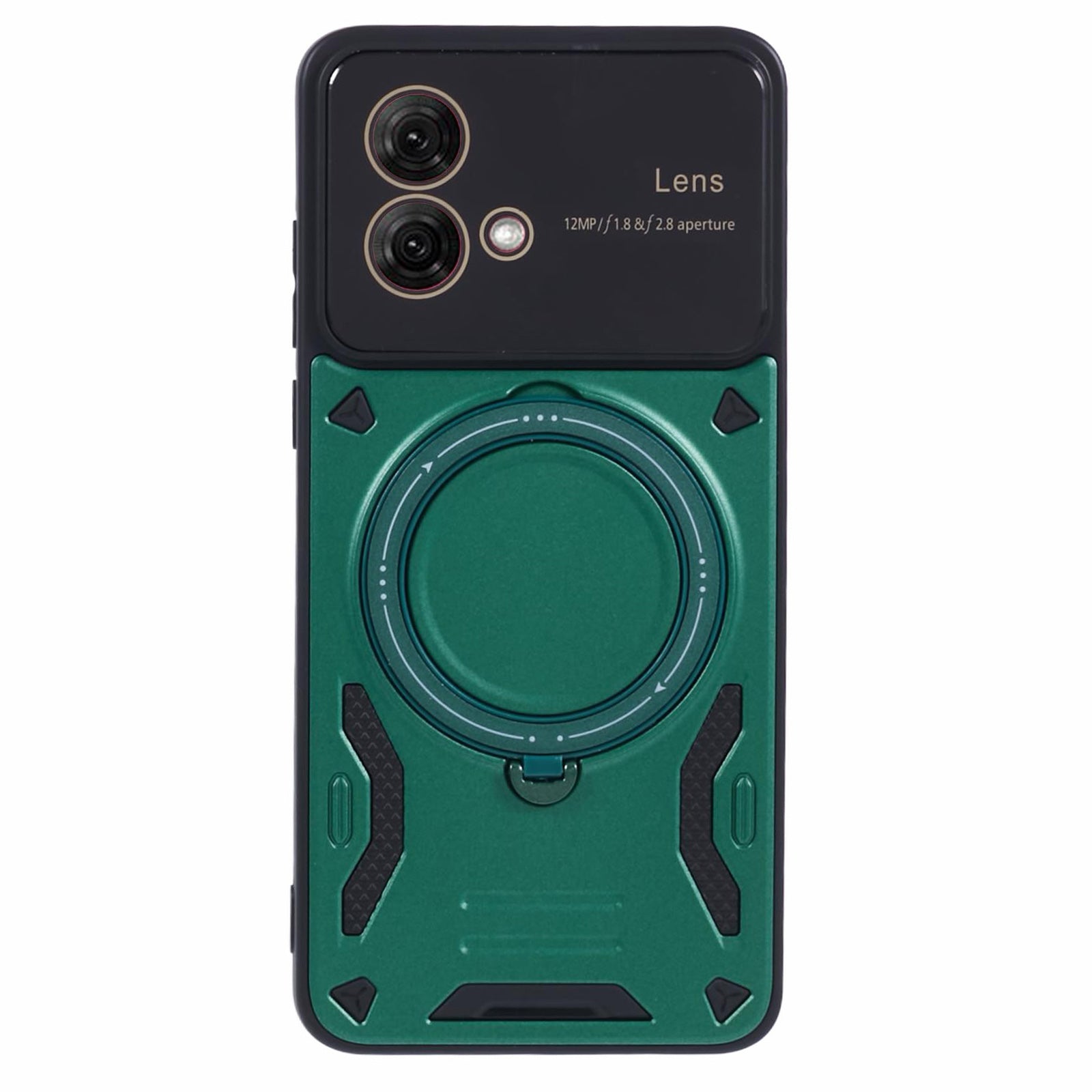 For Motorola Moto G84 5G Back Case Compatible with MagSafe PC+TPU Kickstand Phone Cover