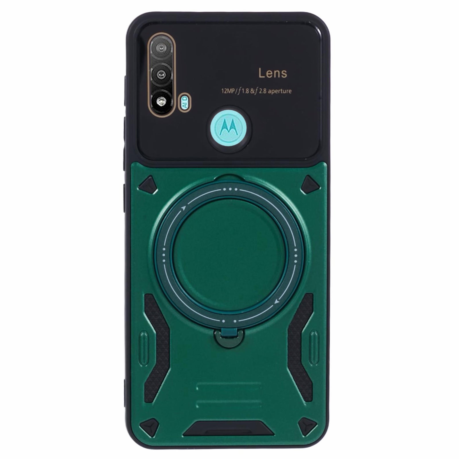 For Motorola Moto E20 Case Compatible with MagSafe PC+TPU Kickstand Phone Cases