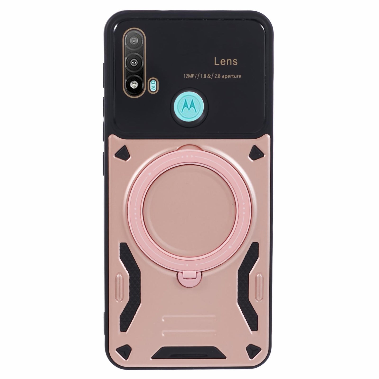 For Motorola Moto E20 Case Compatible with MagSafe PC+TPU Kickstand Phone Cases