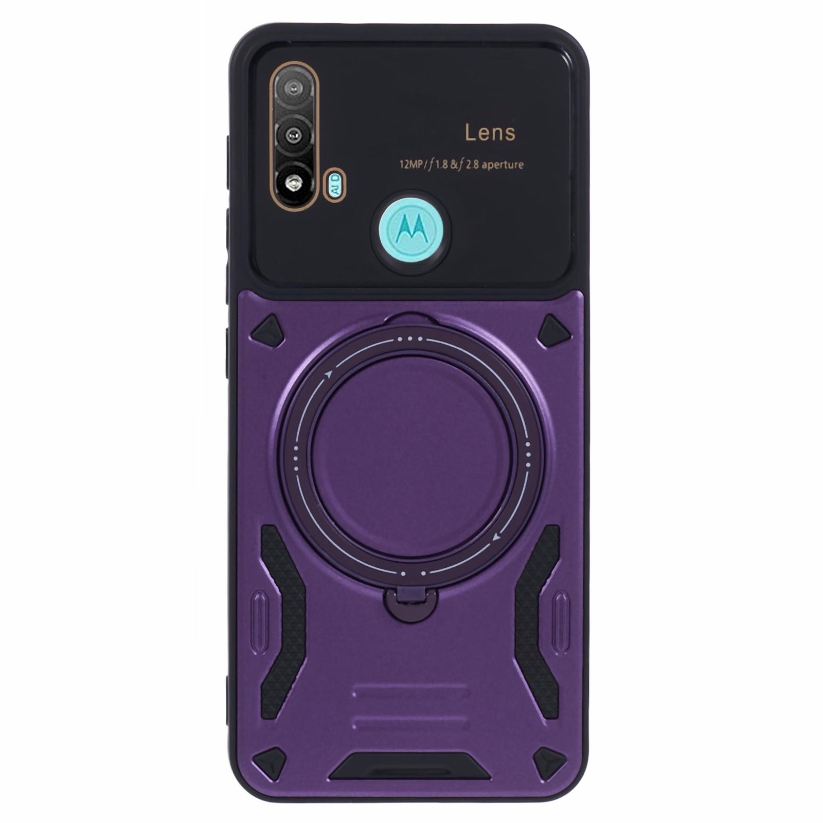 For Motorola Moto E20 Case Compatible with MagSafe PC+TPU Kickstand Phone Cases