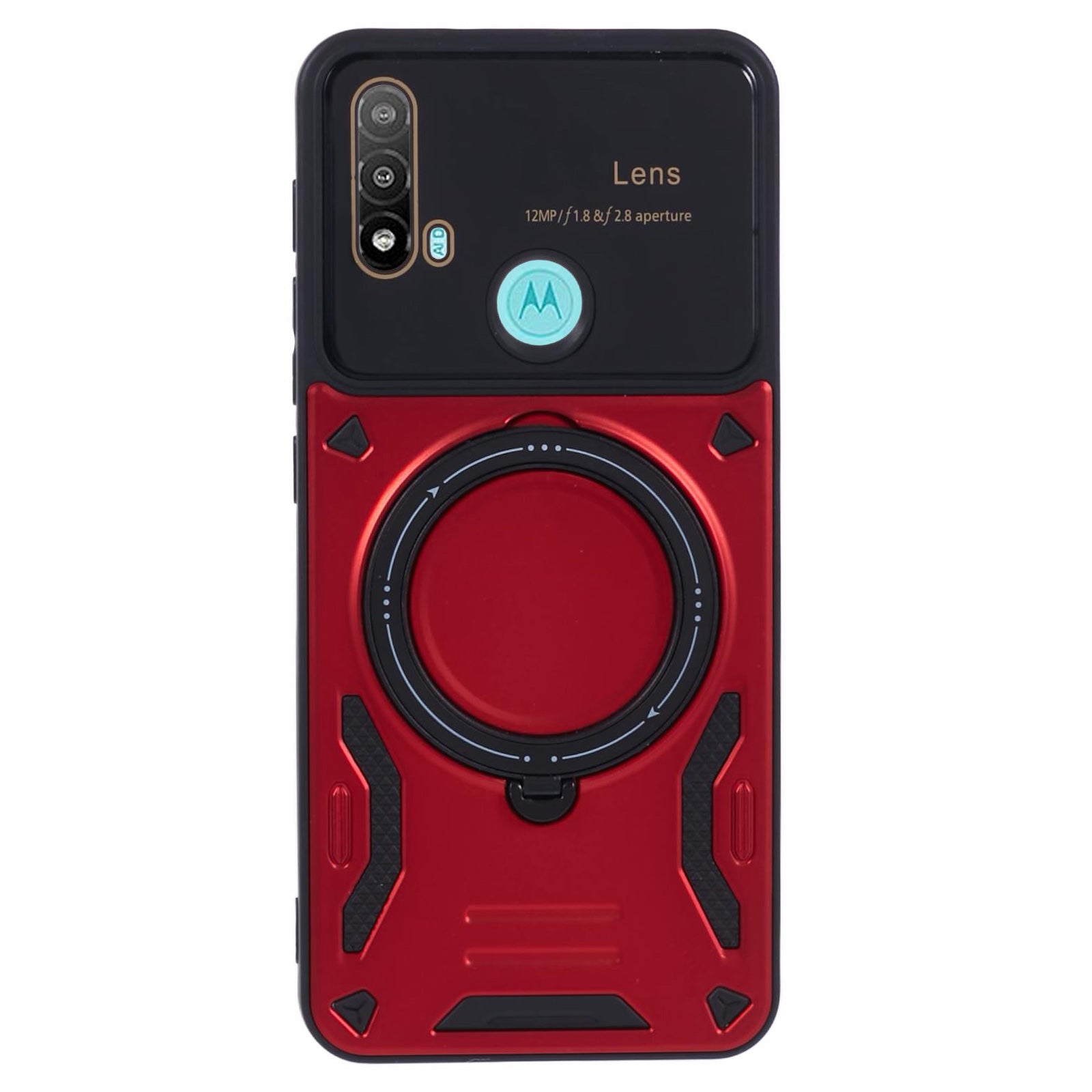 For Motorola Moto E20 Case Compatible with MagSafe PC+TPU Kickstand Phone Cases