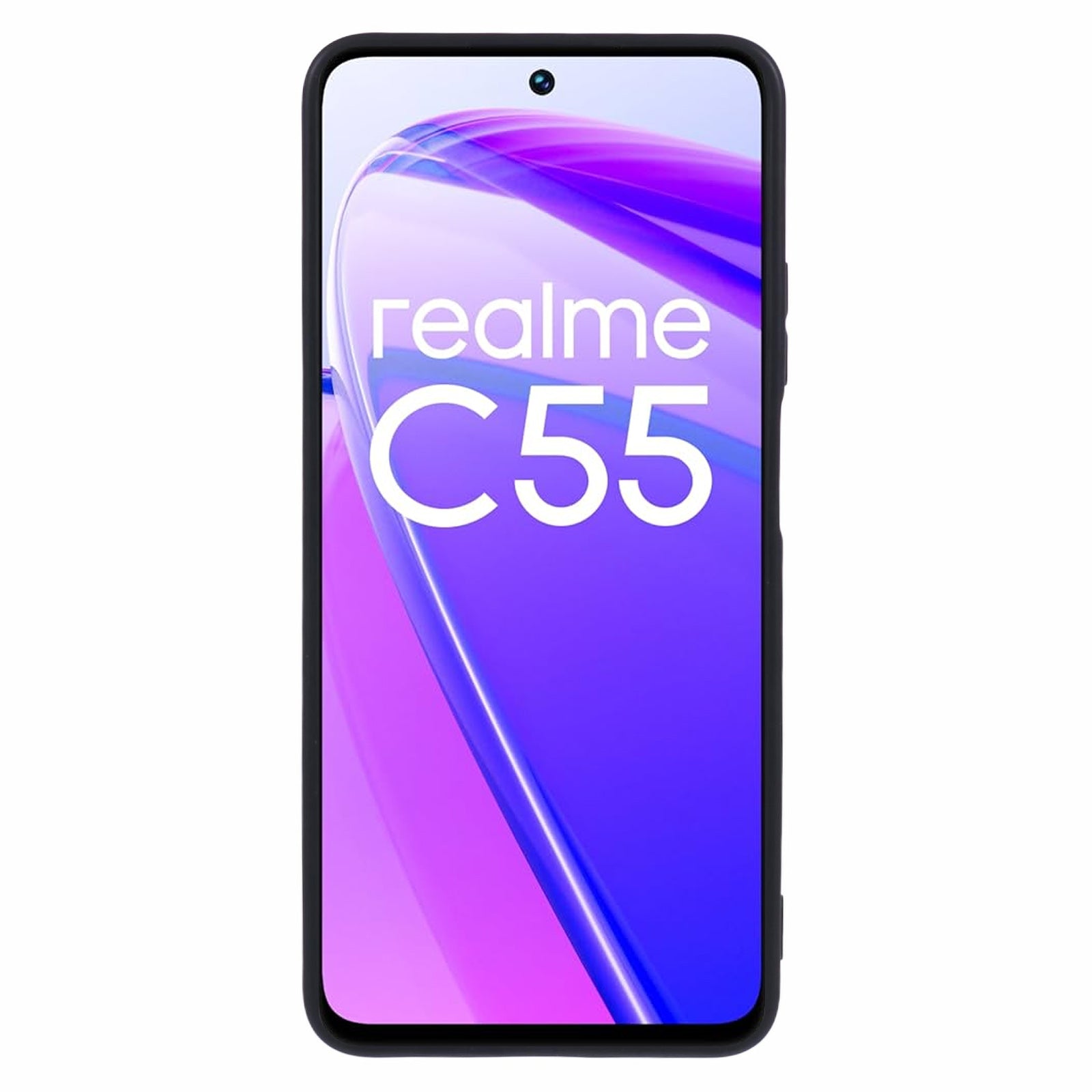 For Realme C55 / Narzo N55 4G Case PC+TPU Kickstand Phone Cover Compatible with MagSafe
