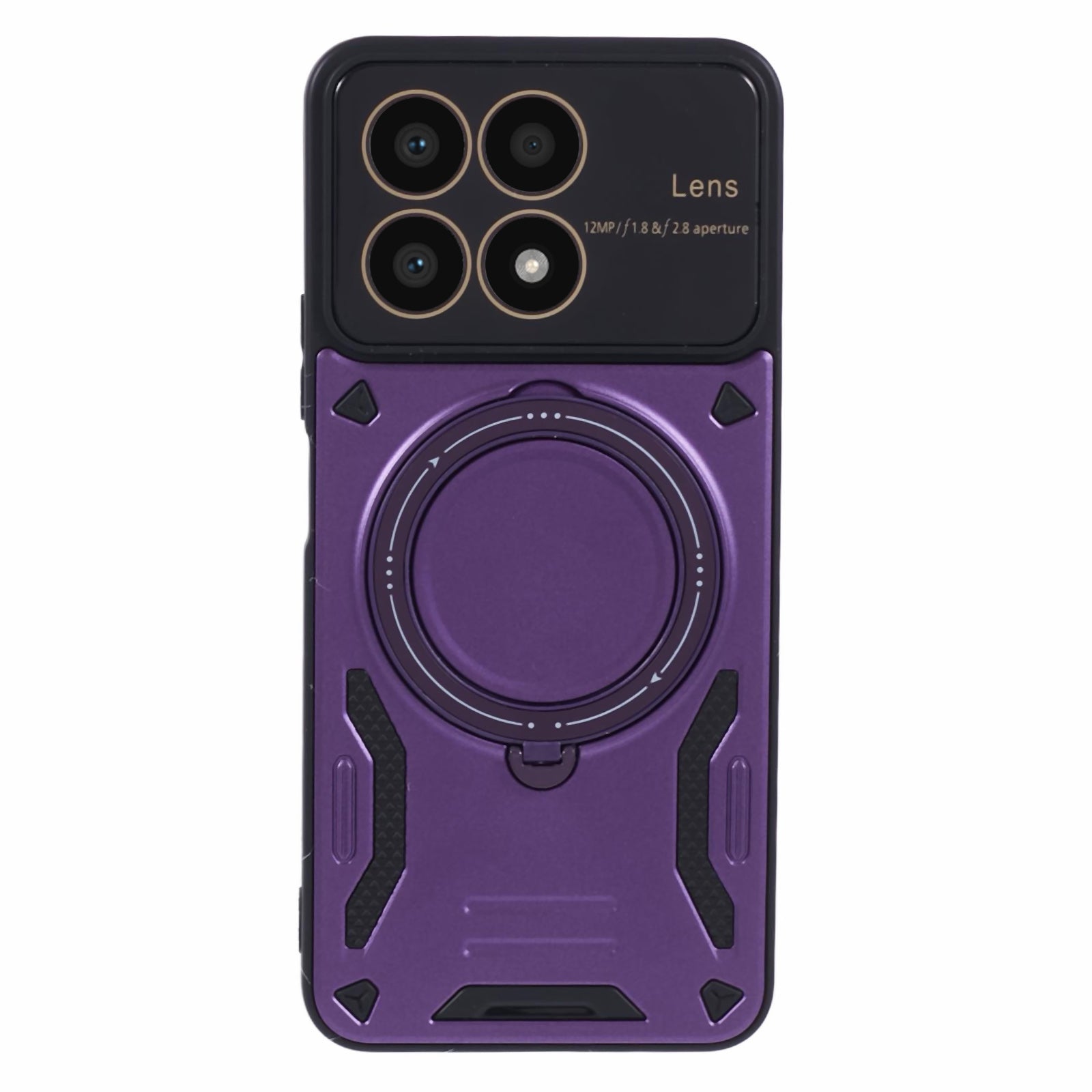 For Honor X8a 4G Shockproof Case Compatible with MagSafe Kickstand PC+TPU Phone Cover