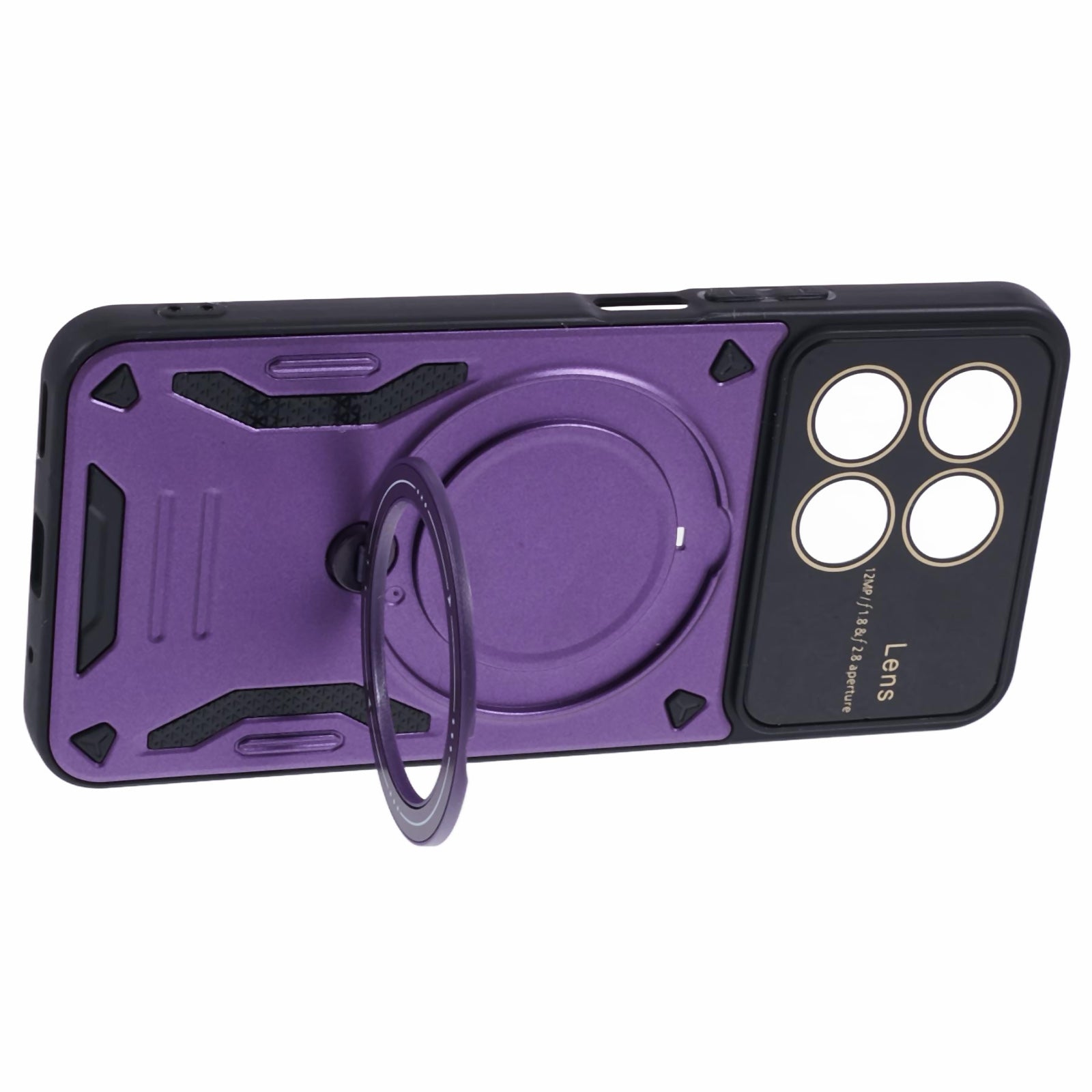 For Honor X8a 4G Shockproof Case Compatible with MagSafe Kickstand PC+TPU Phone Cover