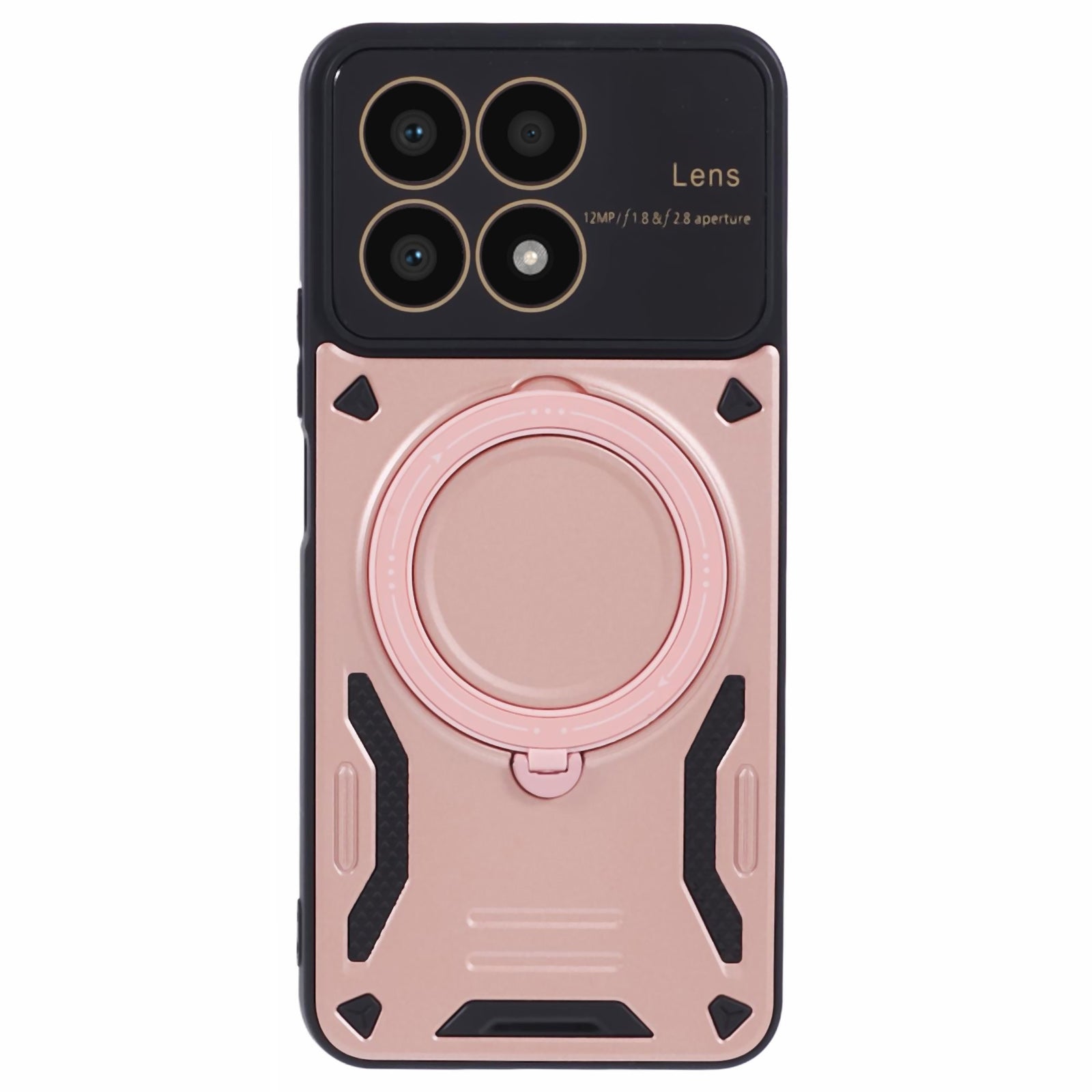 For Honor X8a 4G Shockproof Case Compatible with MagSafe Kickstand PC+TPU Phone Cover