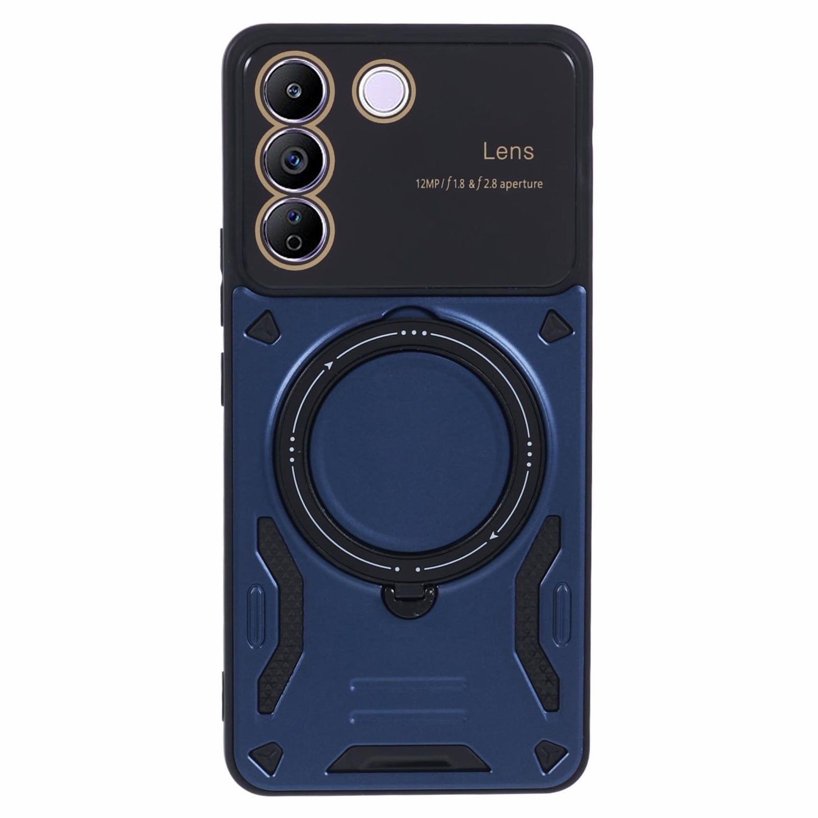 For vivo V27e 4G Kickstand Case Anti-Drop PC+TPU Phone Cover Compatible with MagSafe
