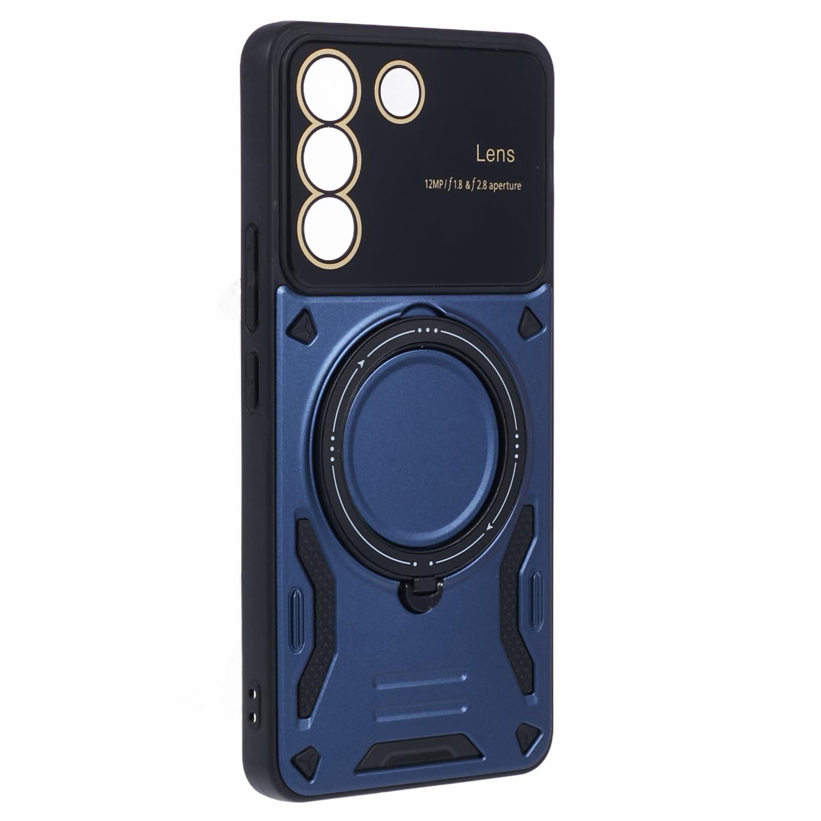 For vivo V27e 4G Kickstand Case Anti-Drop PC+TPU Phone Cover Compatible with MagSafe