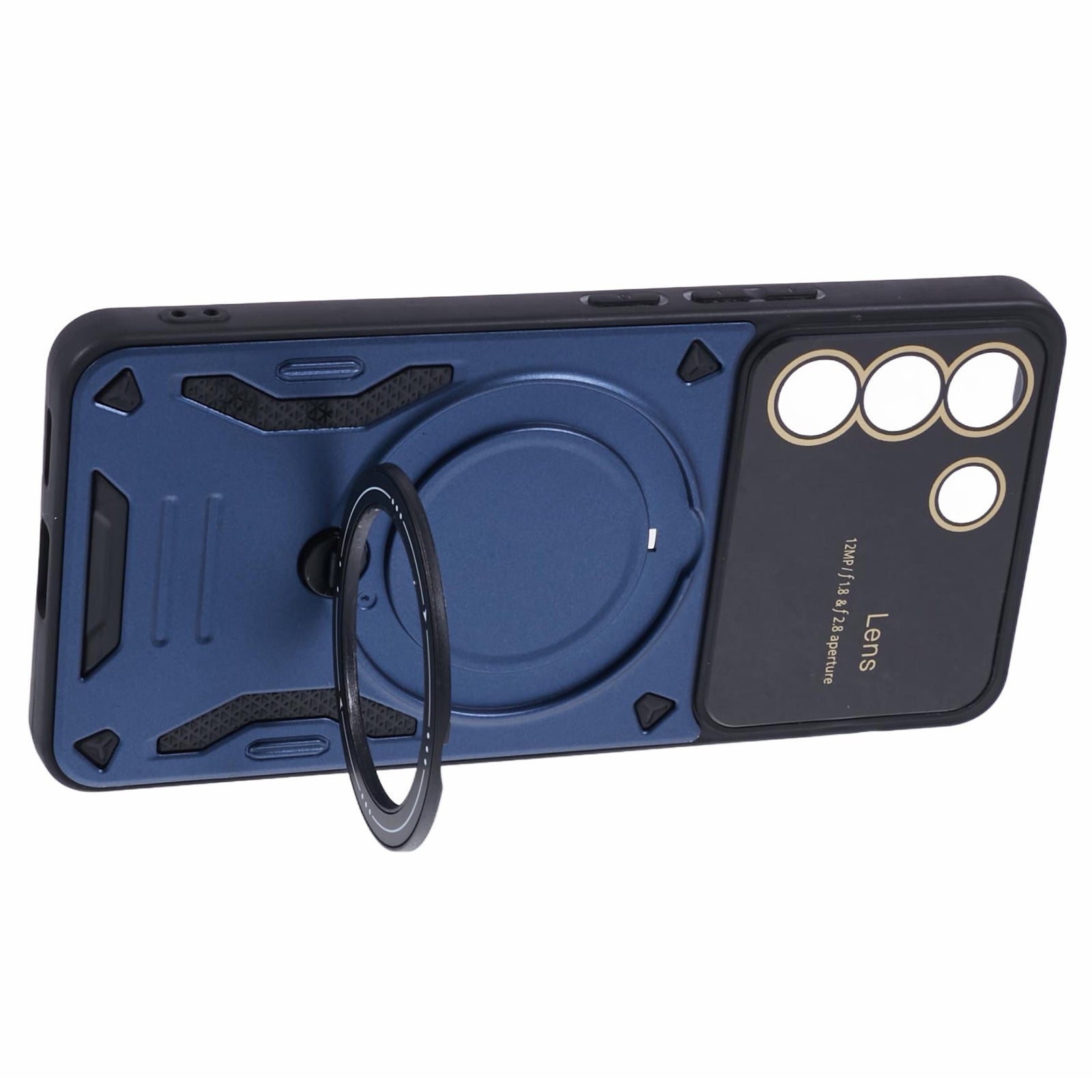 For vivo V27e 4G Kickstand Case Anti-Drop PC+TPU Phone Cover Compatible with MagSafe