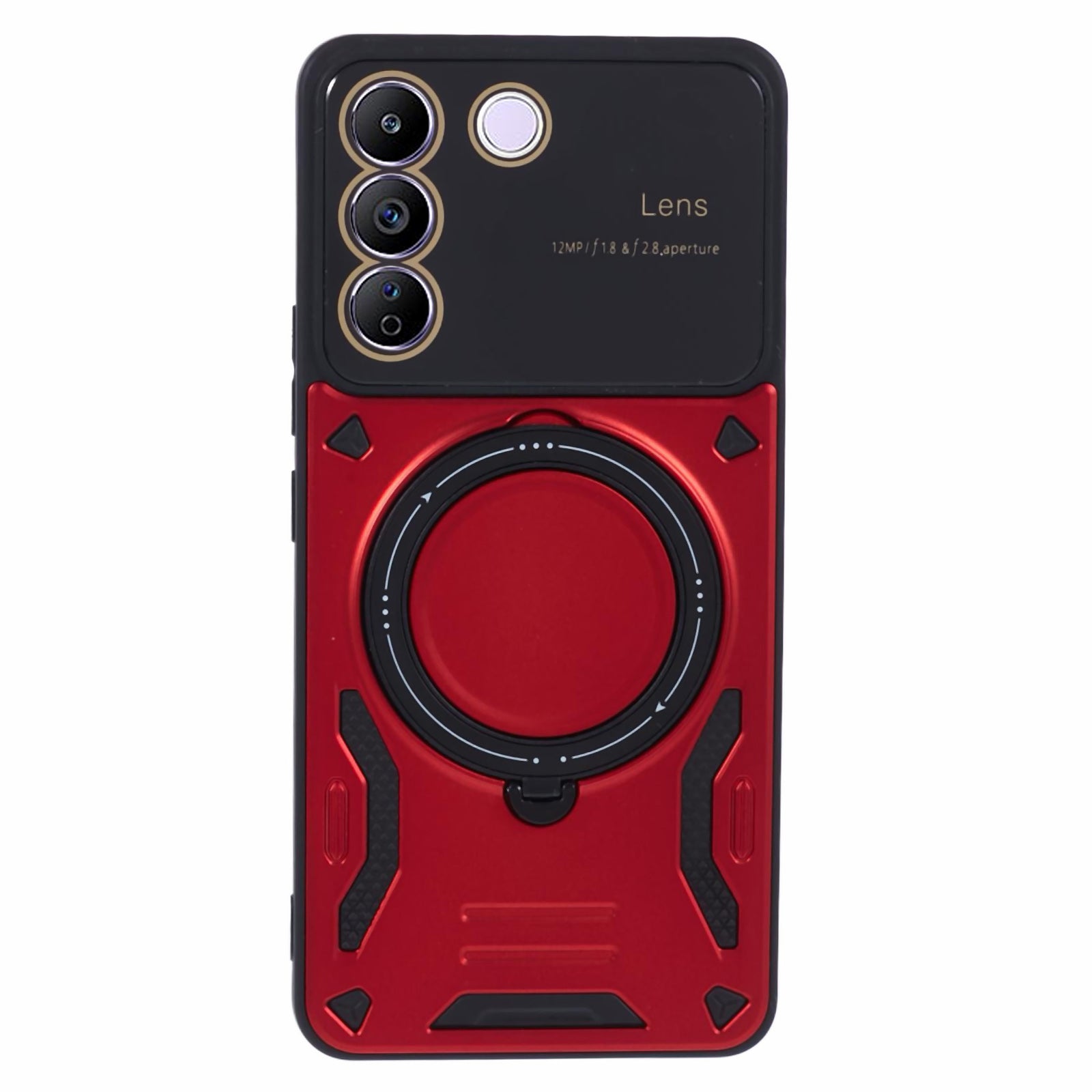 For vivo V27e 4G Kickstand Case Anti-Drop PC+TPU Phone Cover Compatible with MagSafe
