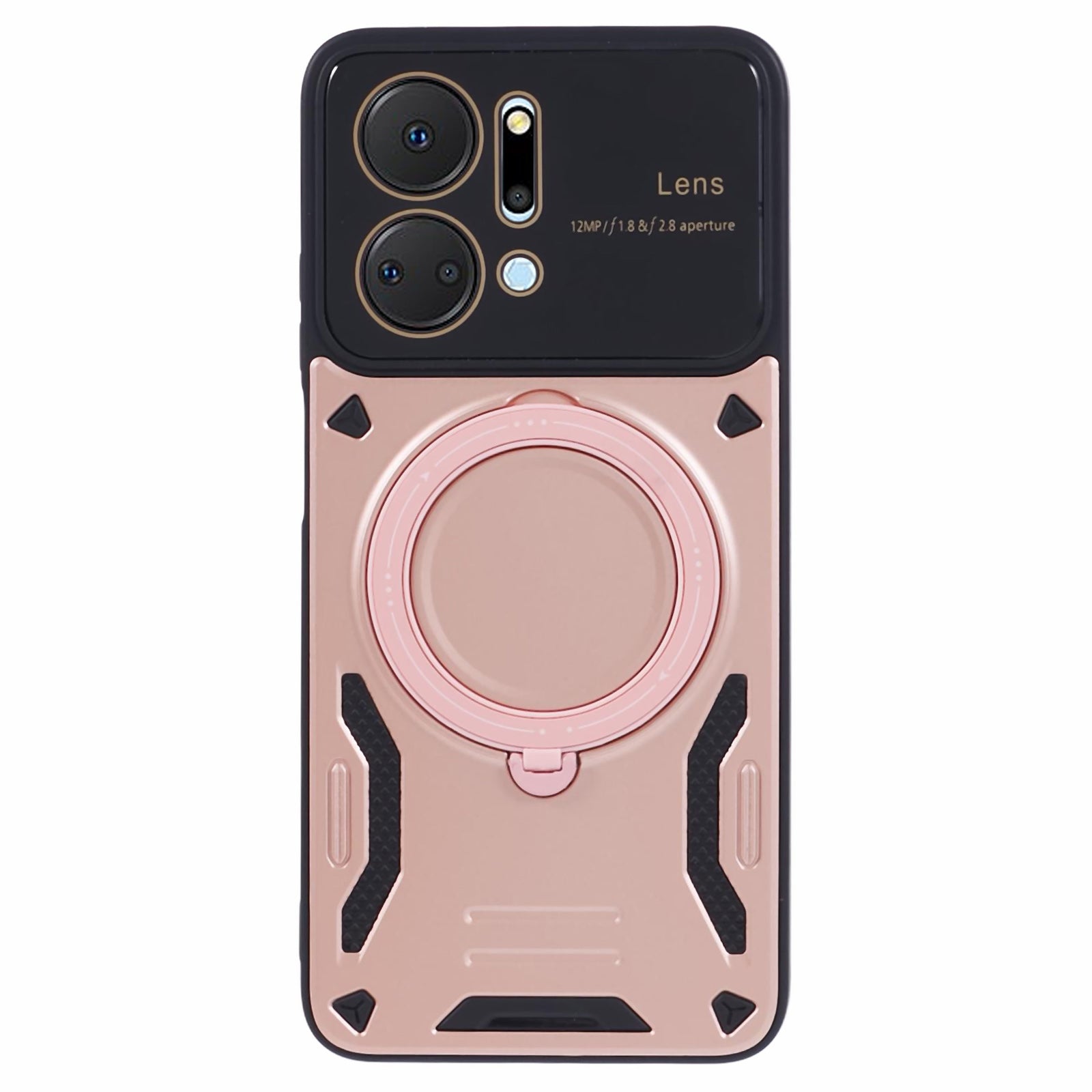 For Honor X7a 4G Case Kickstand PC+TPU Phone Cover Compatible with MagSafe