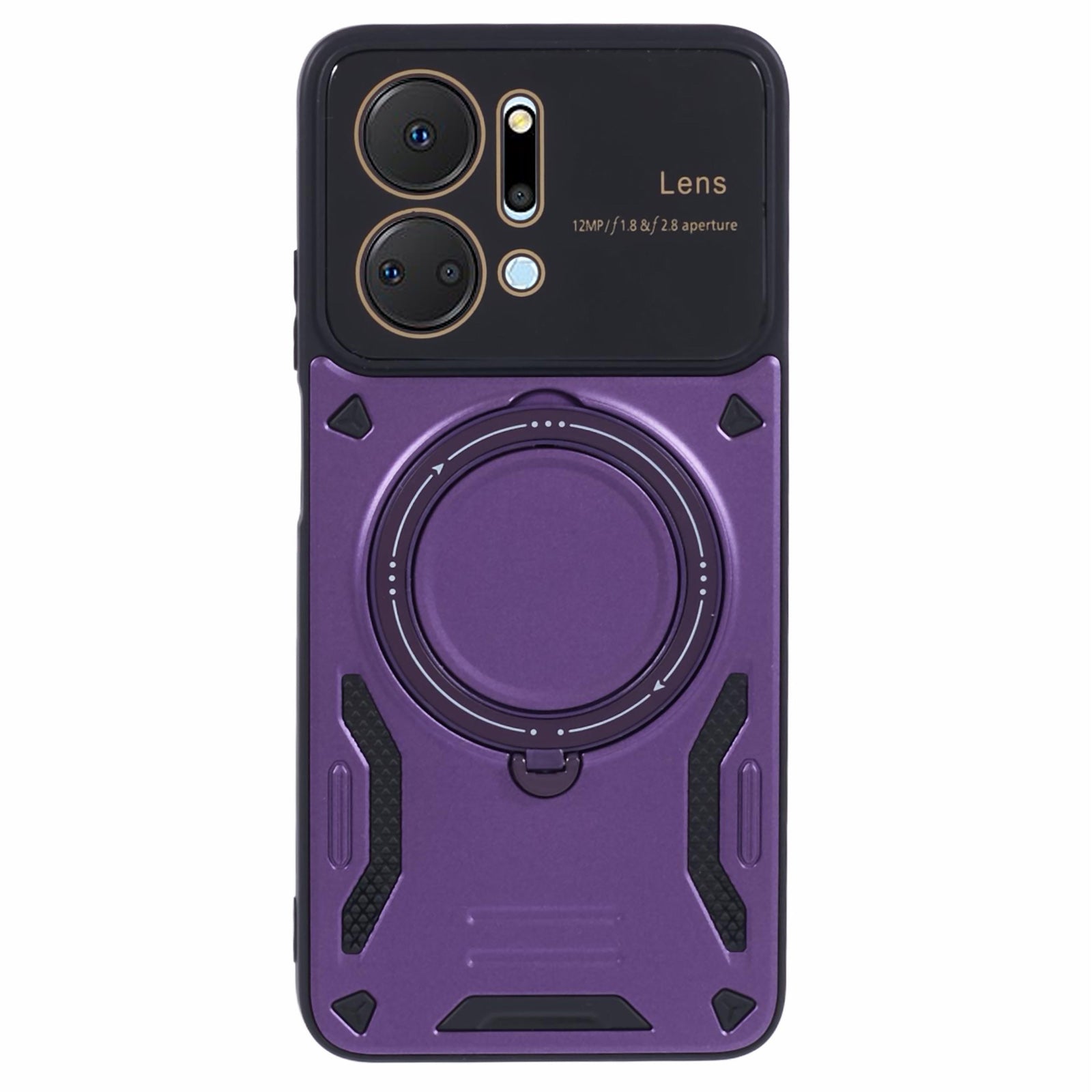 For Honor X7a 4G Case Kickstand PC+TPU Phone Cover Compatible with MagSafe