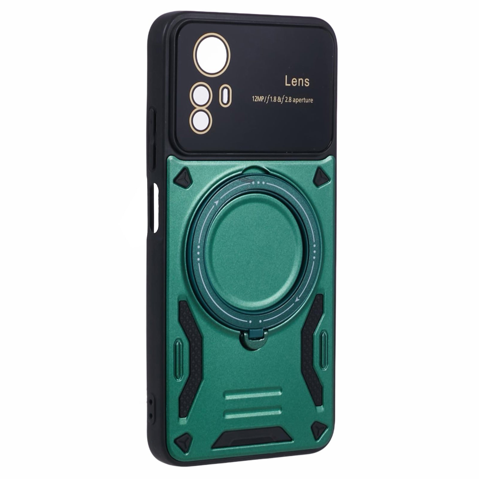 For Xiaomi Redmi Note 12S 4G Protective Case PC+TPU Kickstand Phone Cover Compatible with MagSafe