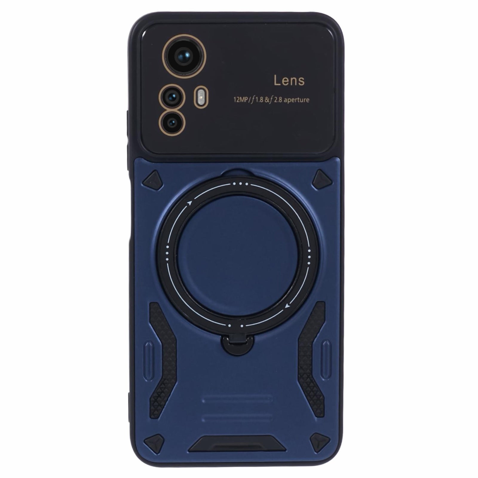 For Xiaomi Redmi Note 12S 4G Protective Case PC+TPU Kickstand Phone Cover Compatible with MagSafe
