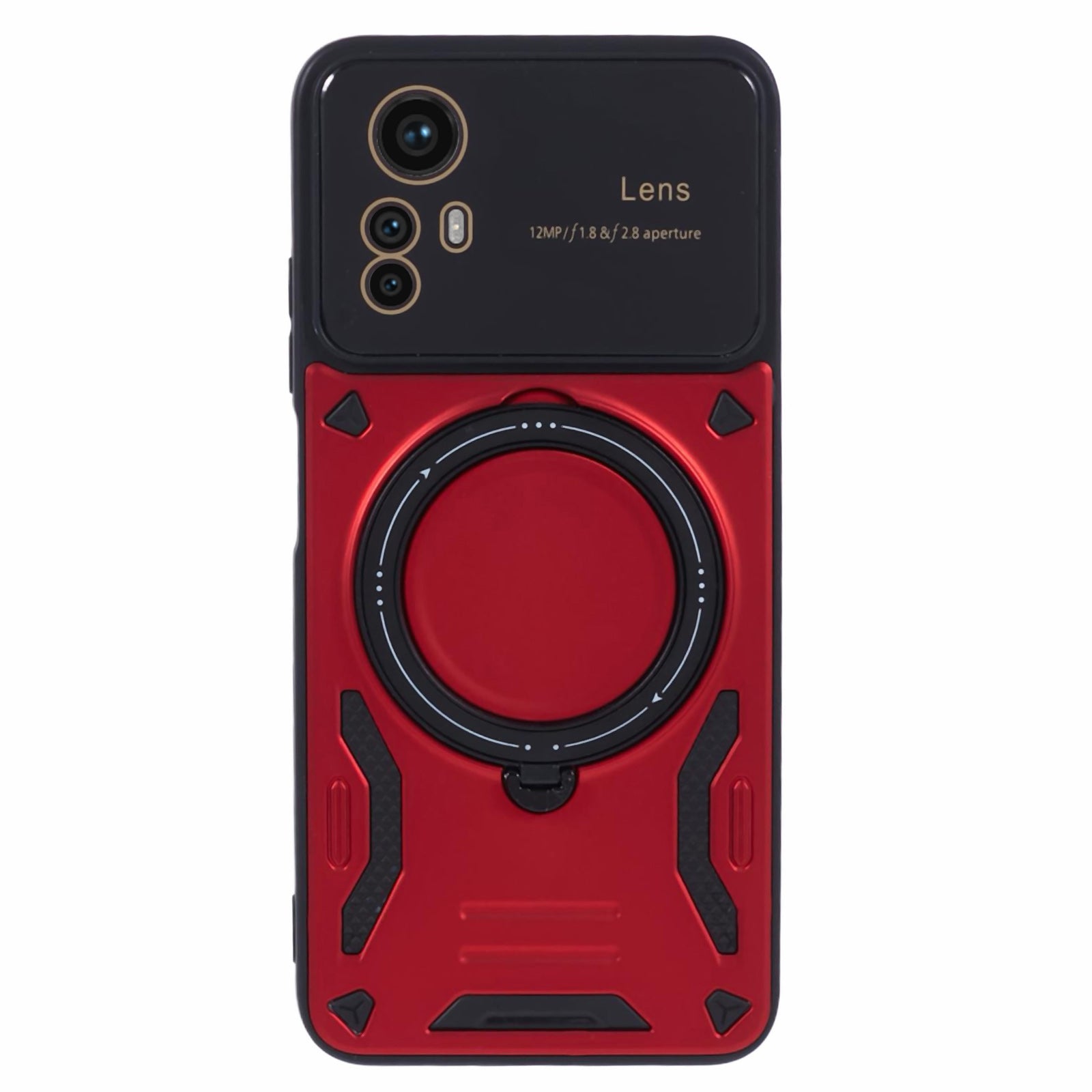 For Xiaomi Redmi Note 12S 4G Protective Case PC+TPU Kickstand Phone Cover Compatible with MagSafe