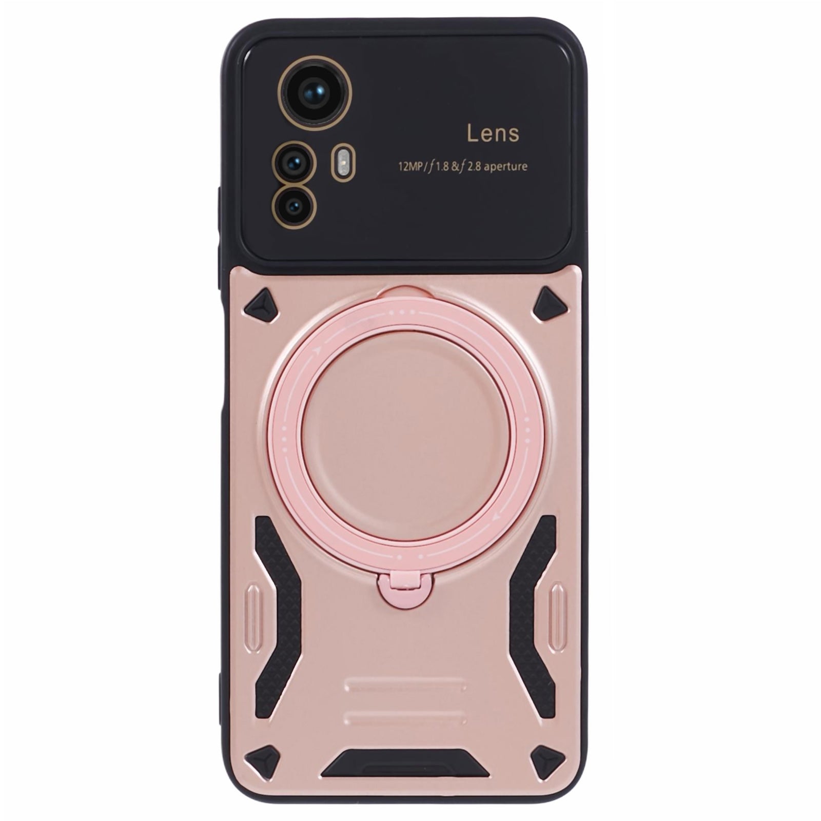 For Xiaomi Redmi Note 12S 4G Protective Case PC+TPU Kickstand Phone Cover Compatible with MagSafe