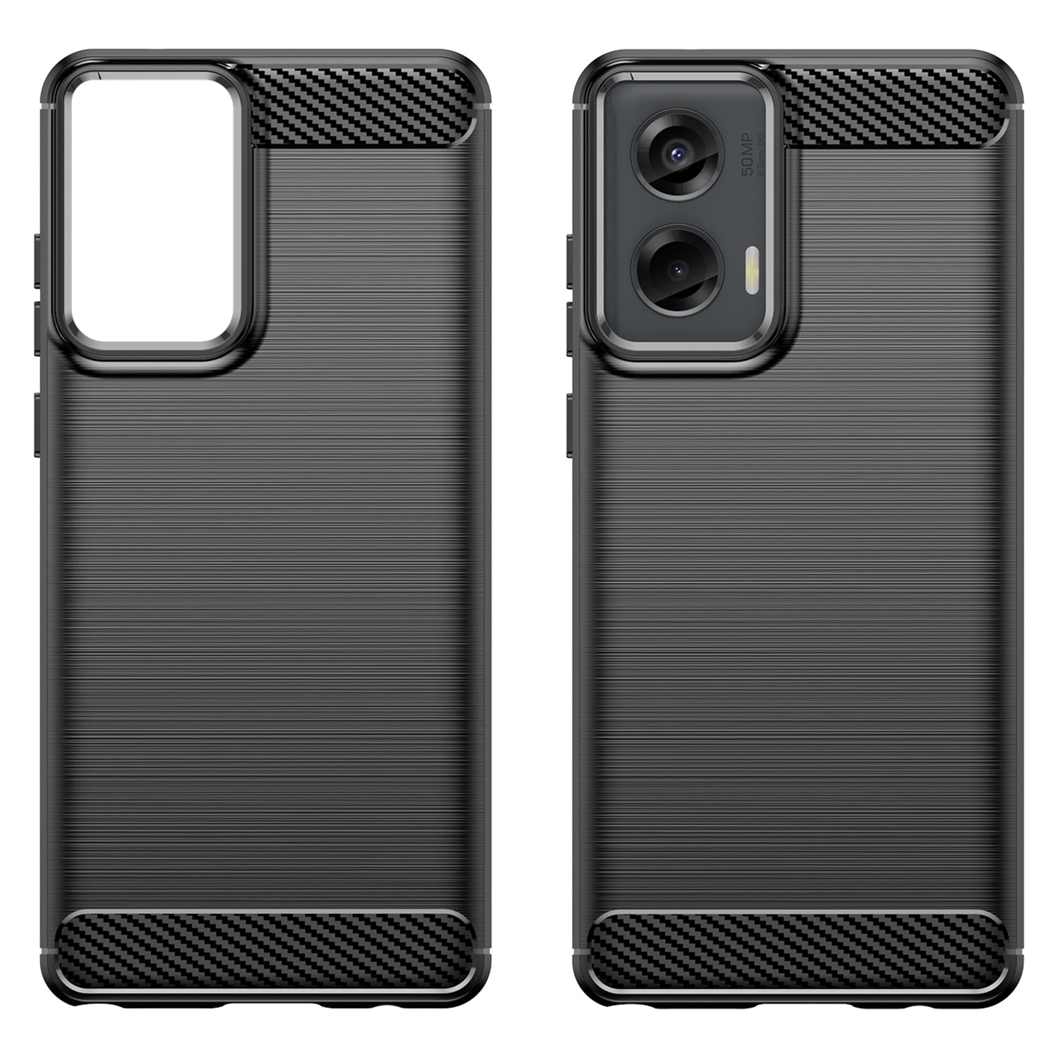 For Motorola Moto G Stylus 5G (2024) Case Carbon Fiber Texture Brushed TPU Cover