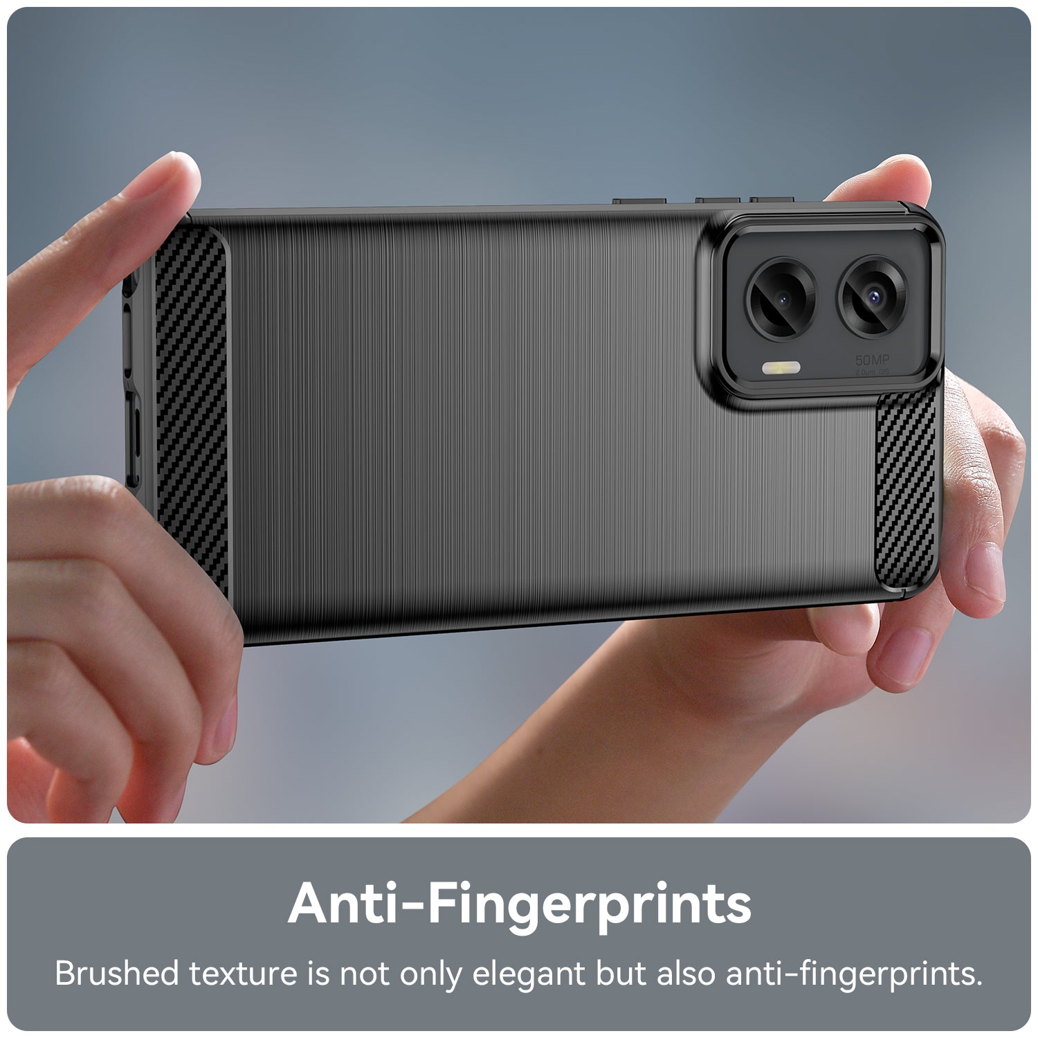 For Motorola Moto G Stylus 5G (2024) Case Carbon Fiber Texture Brushed TPU Cover