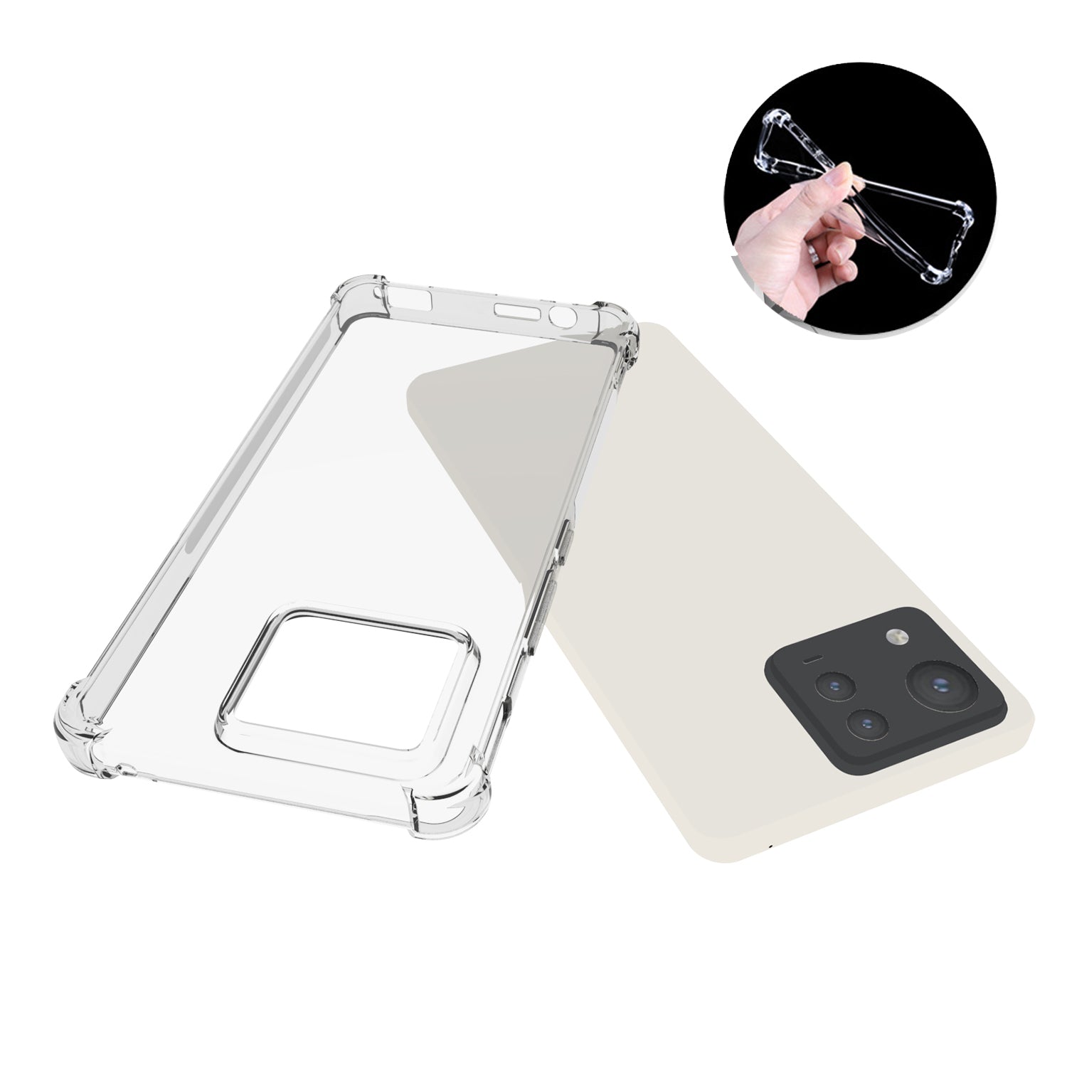 IDEWEI For Asus Zenfone 11 Ultra 5G Phone Back Cover Airbag Phone Case TPU Phone Protector