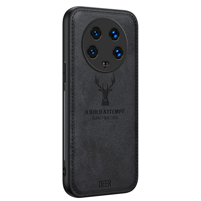 For Xiaomi 14 Ultra Case Deer Pattern PU Leather+PC+TPU Slim Phone Cover