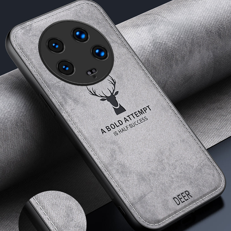 For Xiaomi 14 Ultra Case Deer Pattern PU Leather+PC+TPU Slim Phone Cover