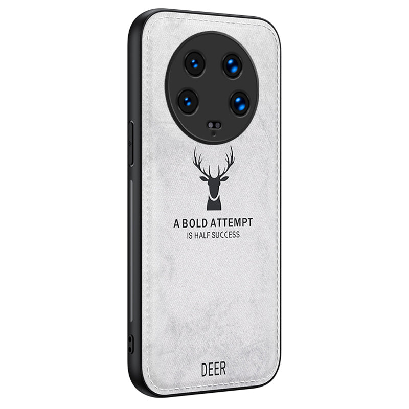 For Xiaomi 14 Ultra Case Deer Pattern PU Leather+PC+TPU Slim Phone Cover