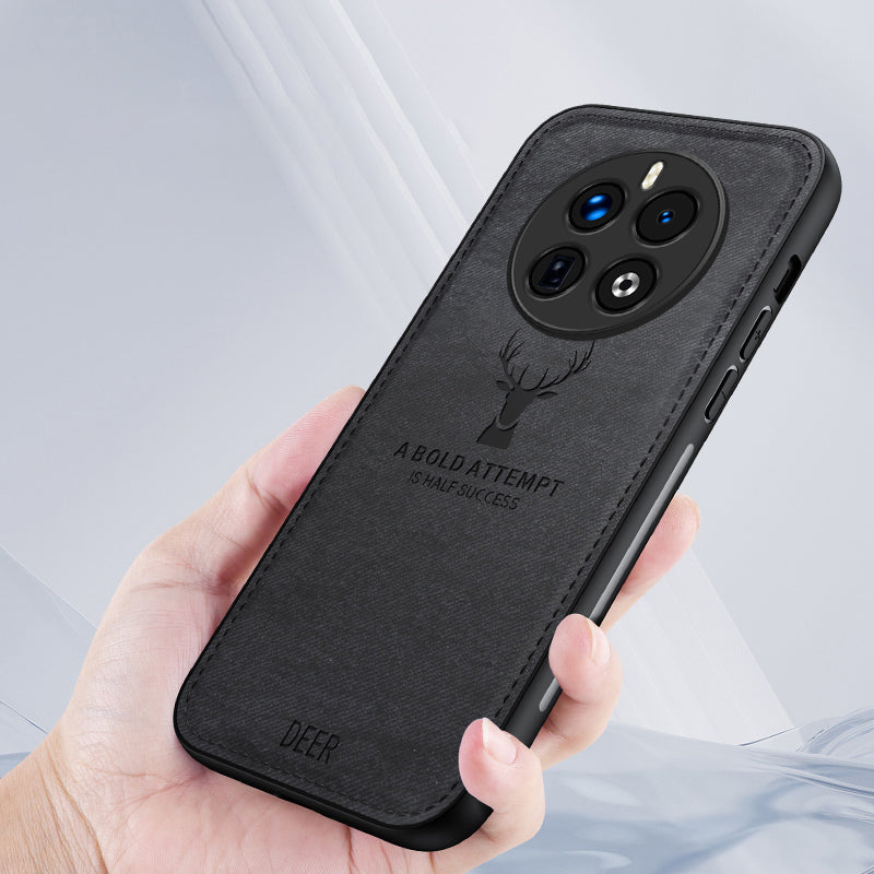 For Realme 12 Pro 5G / 12 Pro+ 5G Protective Case Deer Pattern PU+PC+TPU Slim Phone Cover