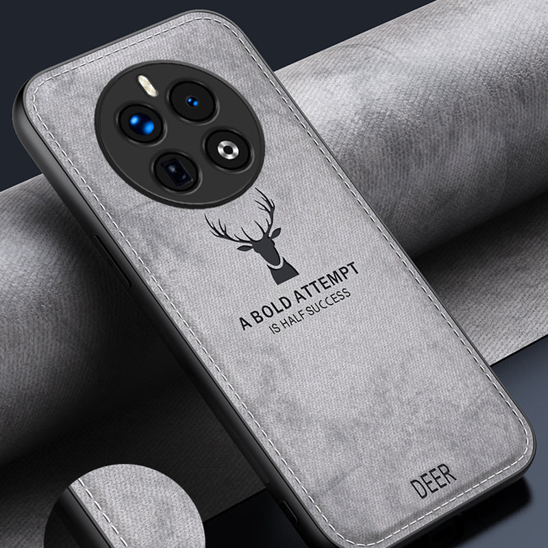 For Realme 12 Pro 5G / 12 Pro+ 5G Protective Case Deer Pattern PU+PC+TPU Slim Phone Cover