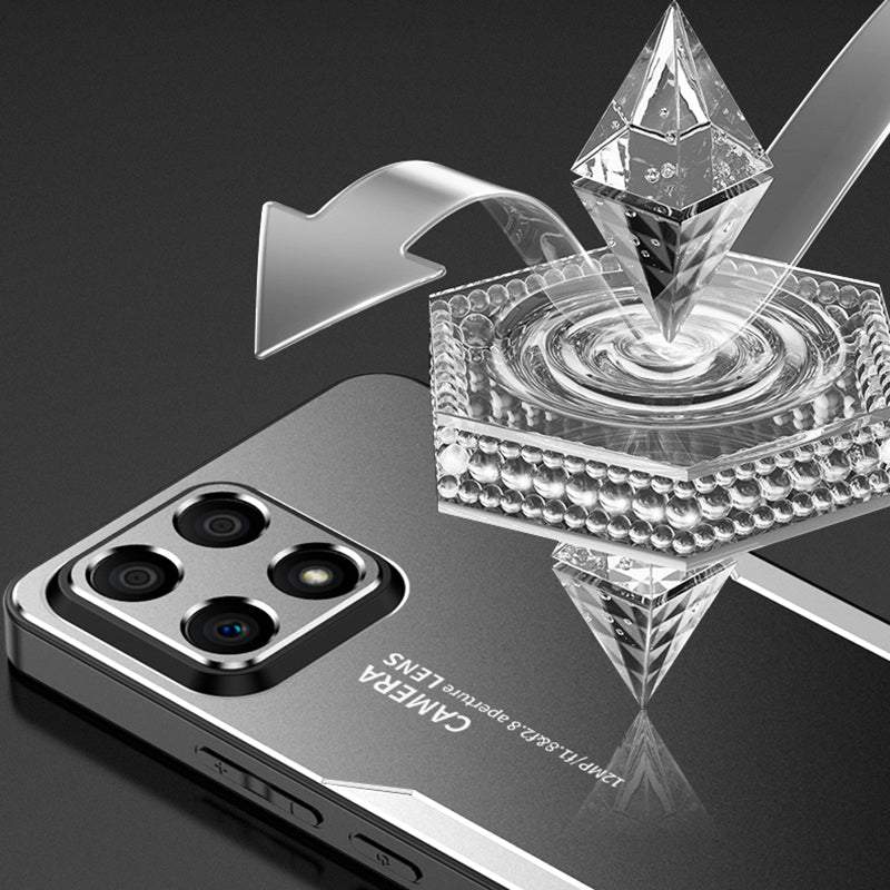 For Honor X30i Case Aluminum Alloy+TPU+PC Anti-Scratch Phone Cover