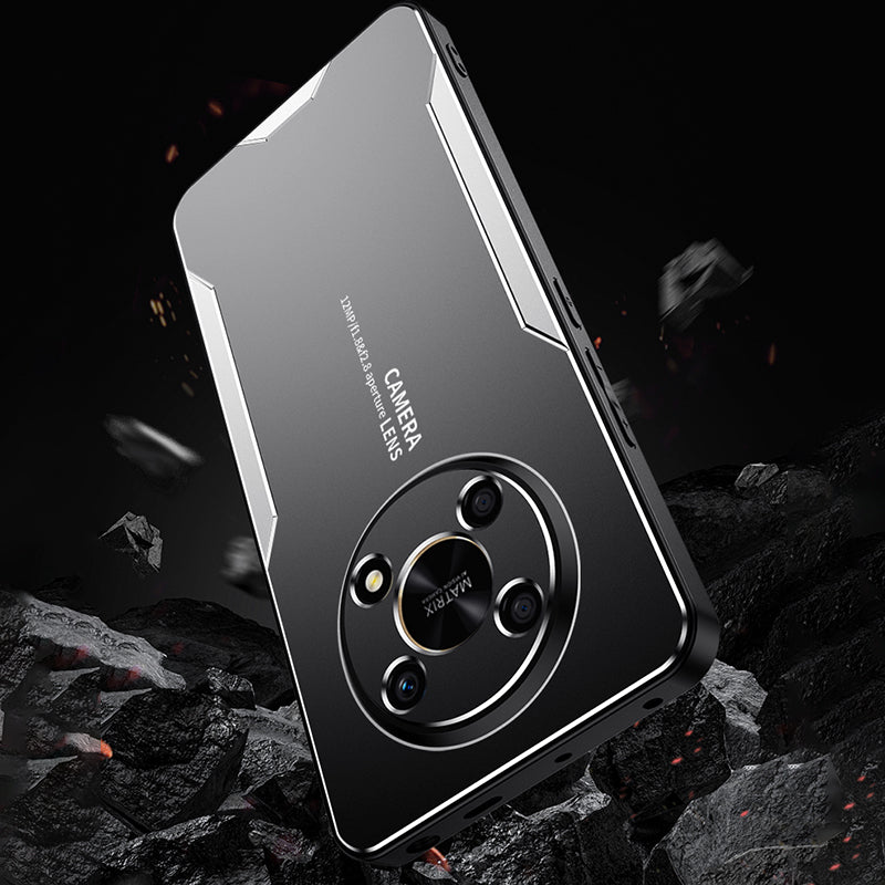 For Honor X30 5G Case Anti-Scratch Aluminum Alloy+TPU+PC Phone Case