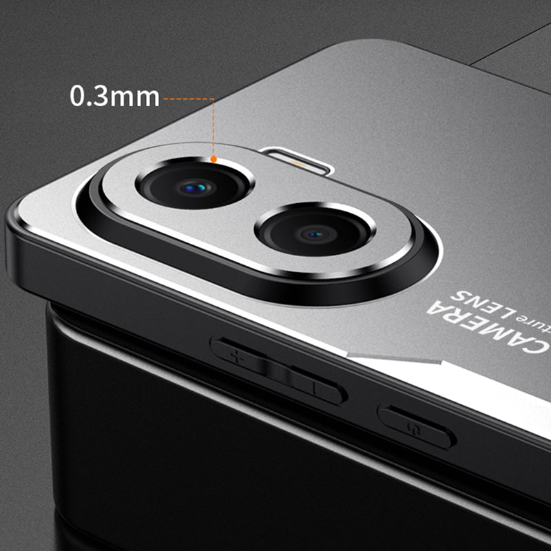 For Honor X40i 5G Shockproof Case Anti-Drop Metal+TPU+PC Phone Cover