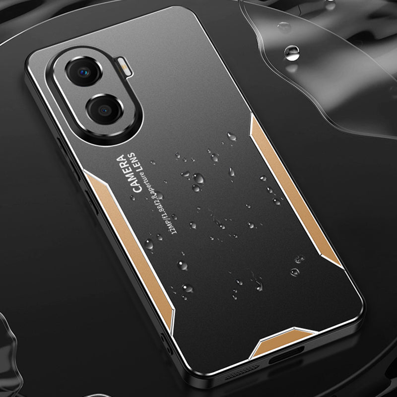 For Honor X40i 5G Shockproof Case Anti-Drop Metal+TPU+PC Phone Cover