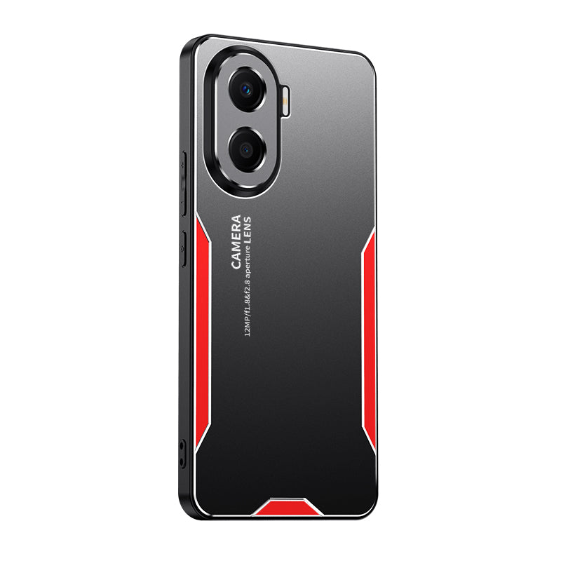 For Honor X40i 5G Shockproof Case Anti-Drop Metal+TPU+PC Phone Cover