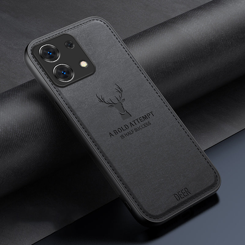 For Xiaomi Redmi Note 13 Pro 4G / Poco M6 Pro 4G Case Deer Pattern PU+PC+TPU Slim Phone Cover