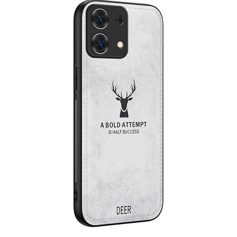 For Xiaomi Redmi Note 13 Pro 4G / Poco M6 Pro 4G Case Deer Pattern PU+PC+TPU Slim Phone Cover
