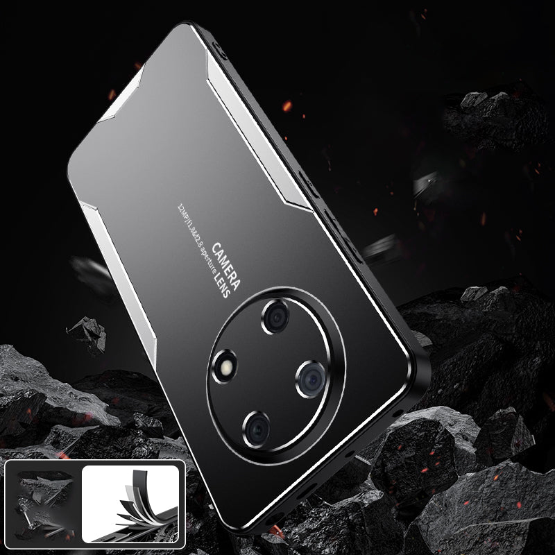 For Huawei Enjoy 50 Pro 4G Case PC+TPU+Aluminium Alloy Hard Armor Phone Cover