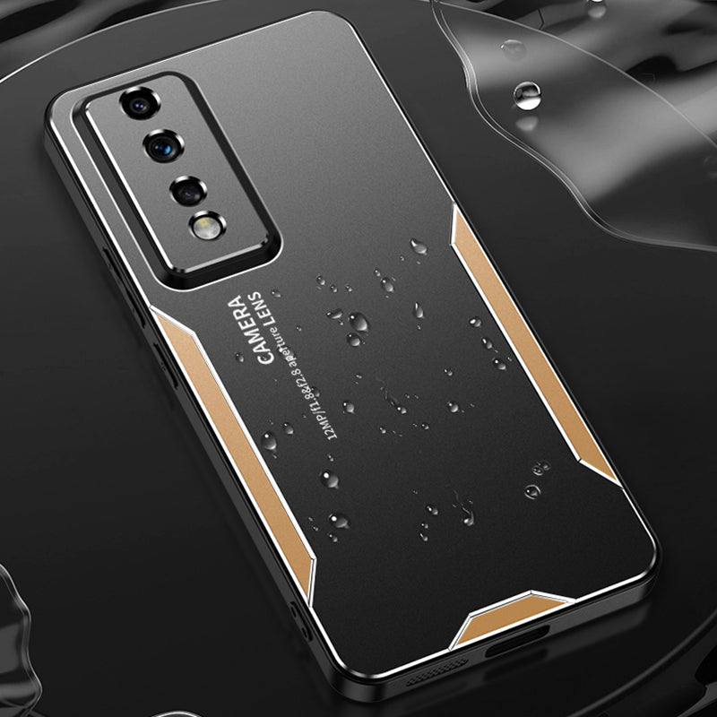 For Honor 80 GT 5G Case Dropproof Aluminium Alloy+PC+TPU Phone Back Cover