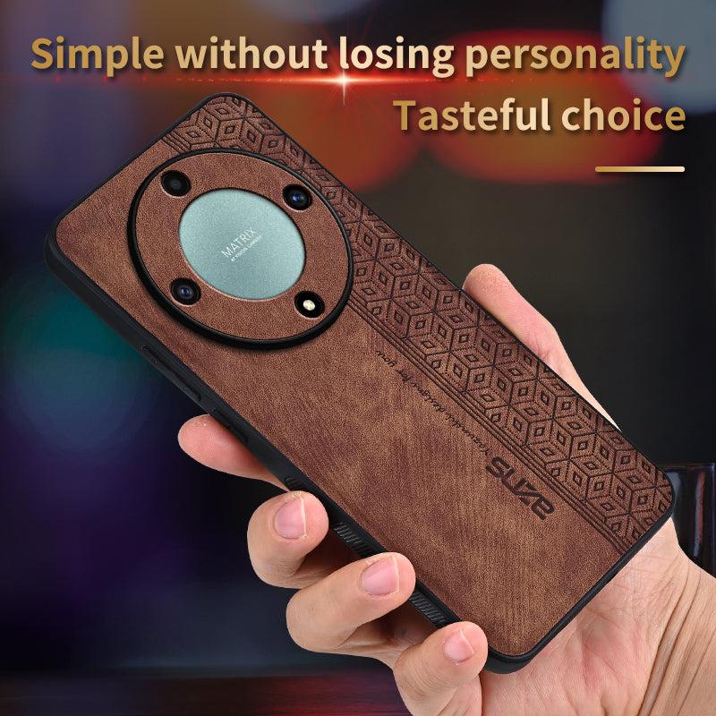 AZNS For Honor X9b 5G / Magic6 Lite 5G Case Anti-Scratch PU Leather Coated TPU Phone Cover