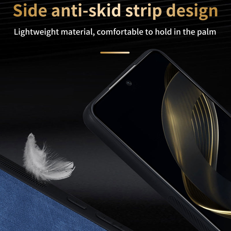 AZNS For Honor X9b 5G / Magic6 Lite 5G Case Anti-Scratch PU Leather Coated TPU Phone Cover